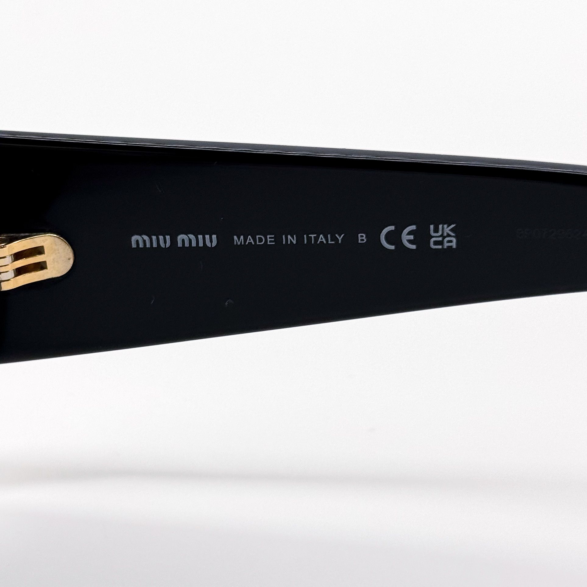 Miu Miu NEW MIU MIU MU06YS 1AB5S0 SUNGLASSES SMU 06Y 1AB5S0 BLACK Size ONE SIZE - 7 Thumbnail