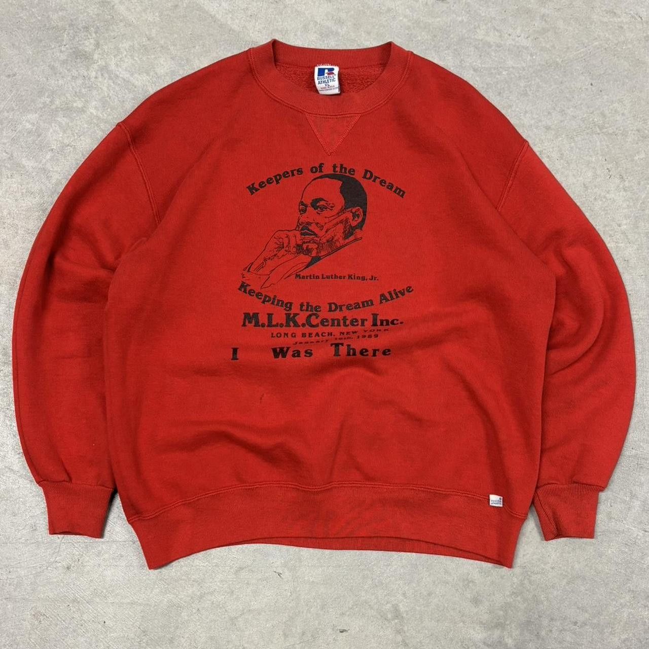 Russell Athletic Vintage 1989 Mlk Keeping The Dream Alive Russell Sweatshirt Size US XL / EU 56 / 4 - 1 Thumbnail