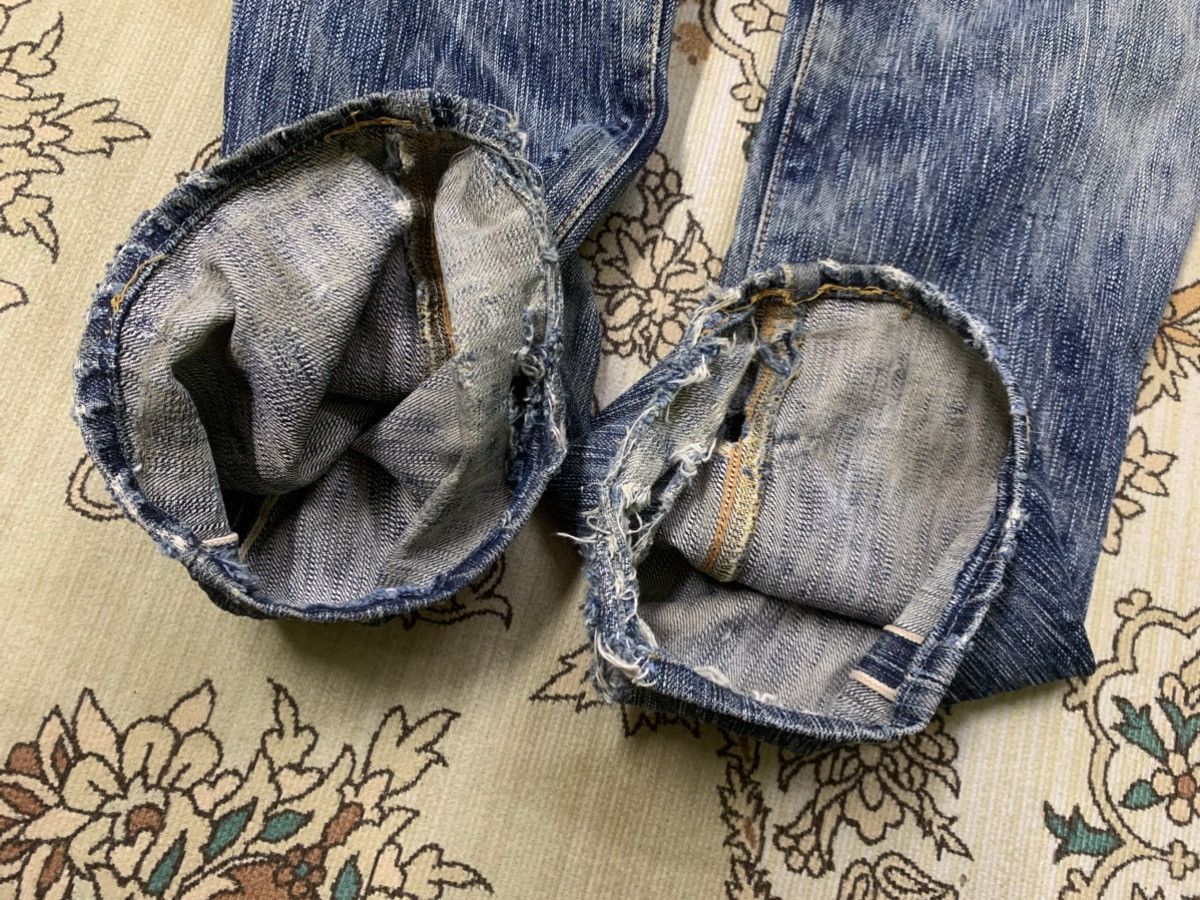 EIGHT-G VINTAGE 18oz EIGHT G UNION MADE SELVEDGE DISTRESSED DENIM Size US 32 / EU 48 - 7 Thumbnail