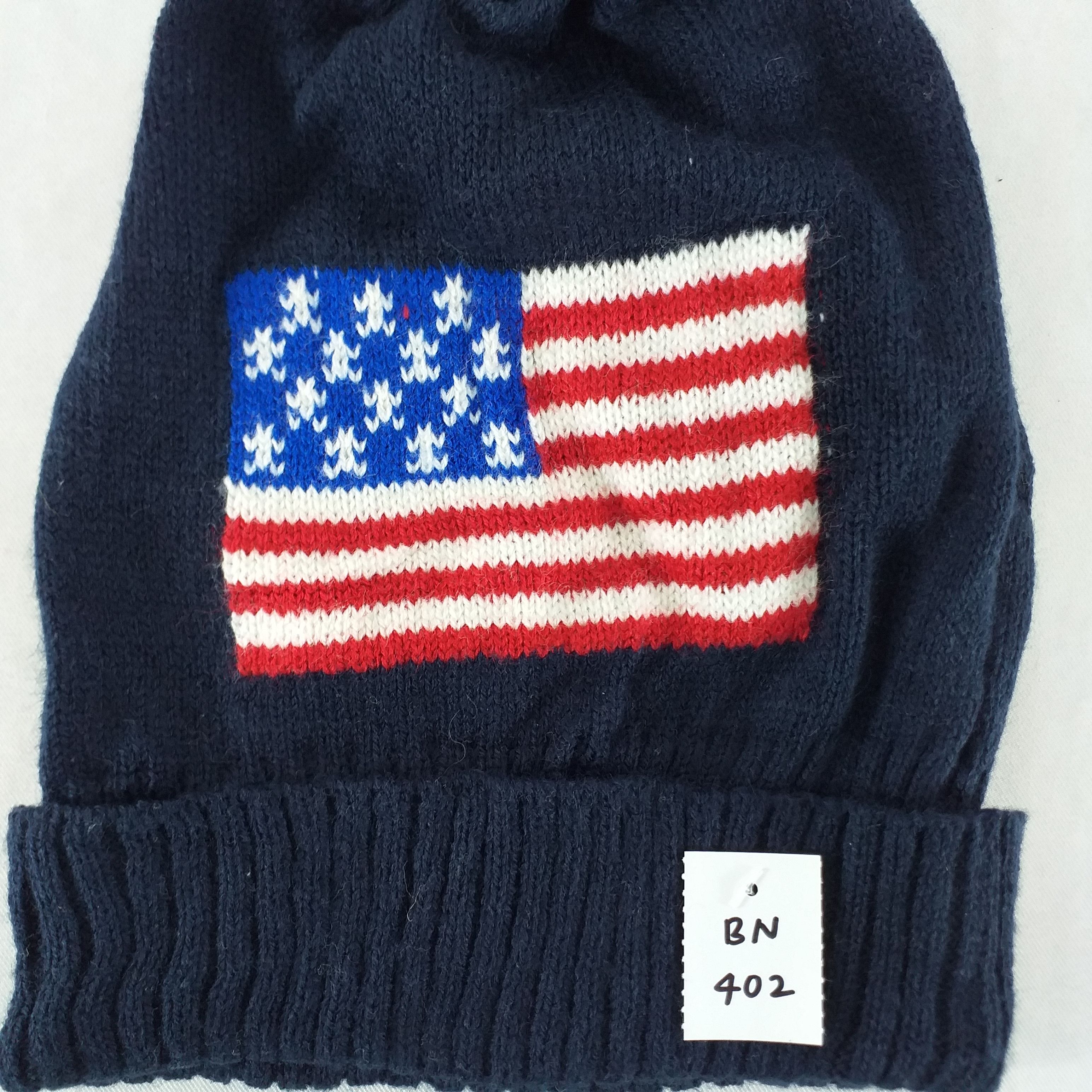 Japanese Brand Big Flag Snow Cap Hat Beanie -BN402 Size ONE SIZE - 6 Thumbnail