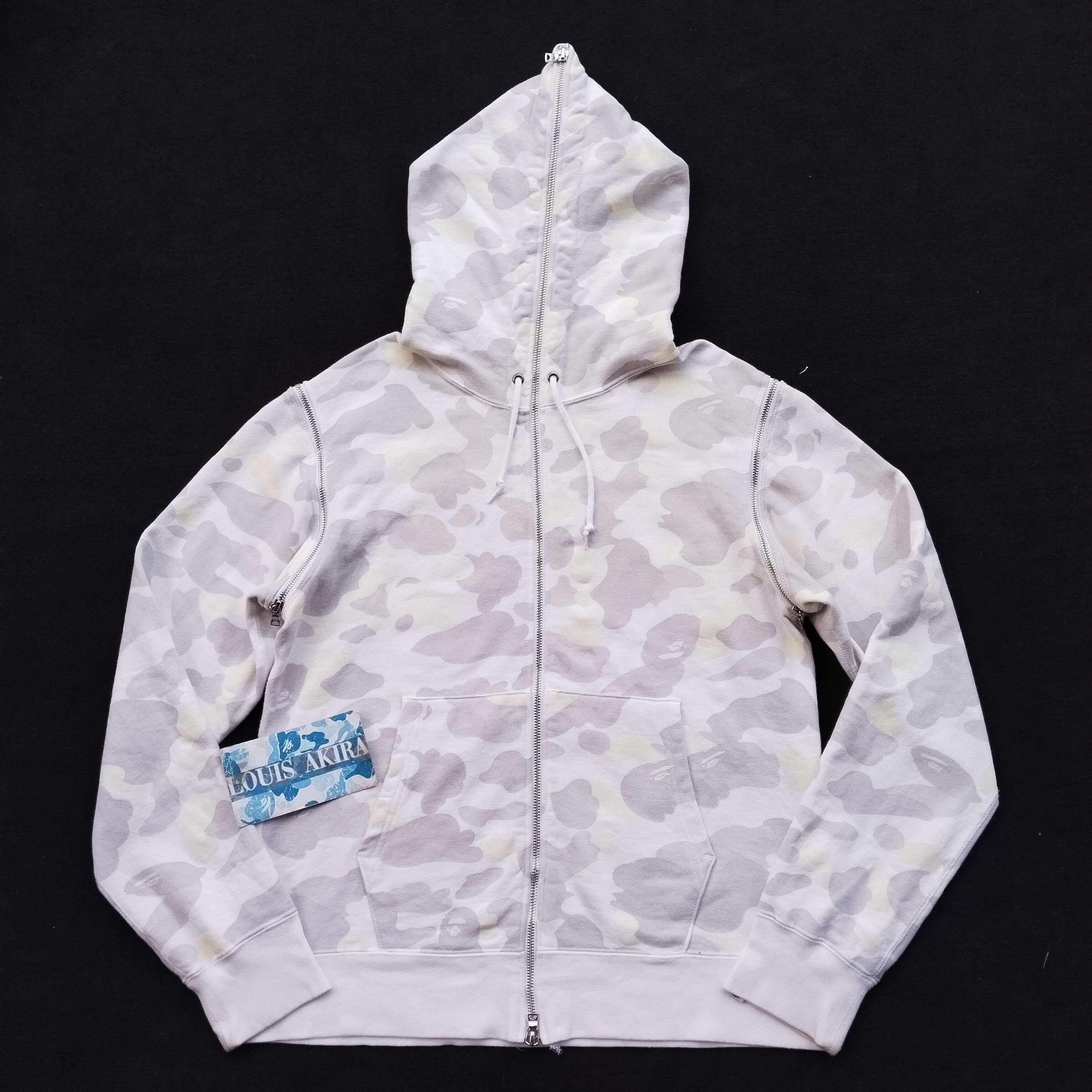 Bape 2015 Bape City Camo Detachable Sleeve Full Zip Hoodie Size US L / EU 52-54 / 3 - 1 Thumbnail