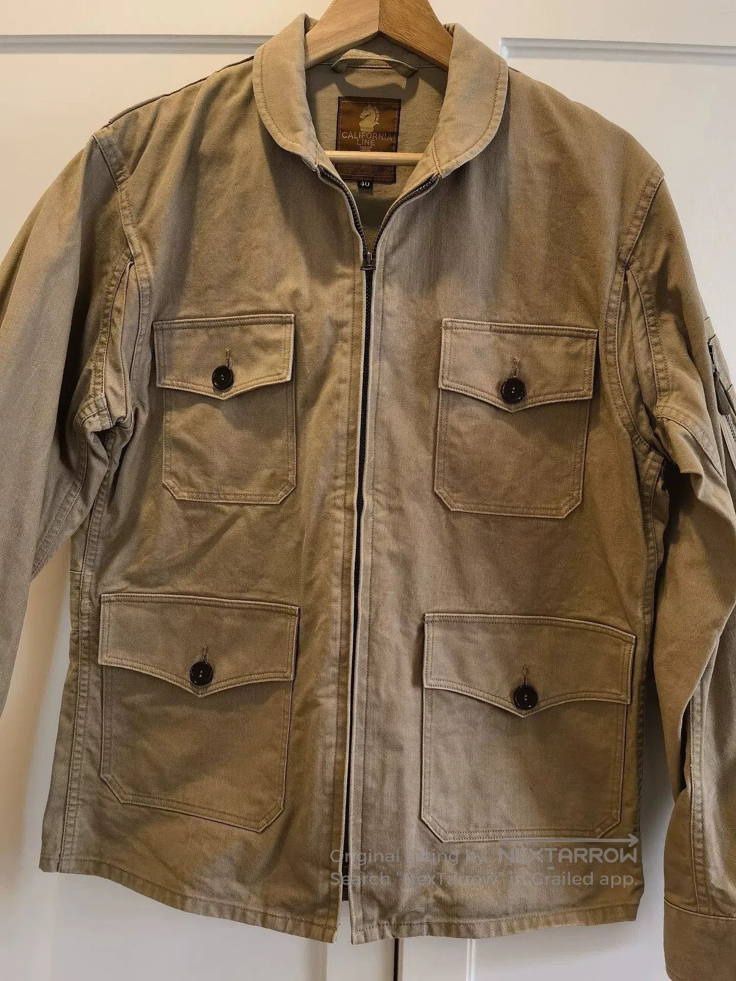 Japanese Brand Summer Jacket M421 in Beige Shade. Size US L / EU 52-54 / 3 - 2 Thumbnail