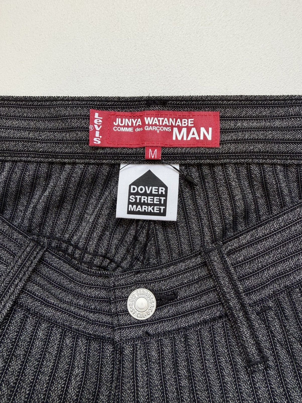 Comme des Garcons AD / AW 05 Gray Pinstripe Wool Pants Size US 34 / EU 50 - 4 Thumbnail