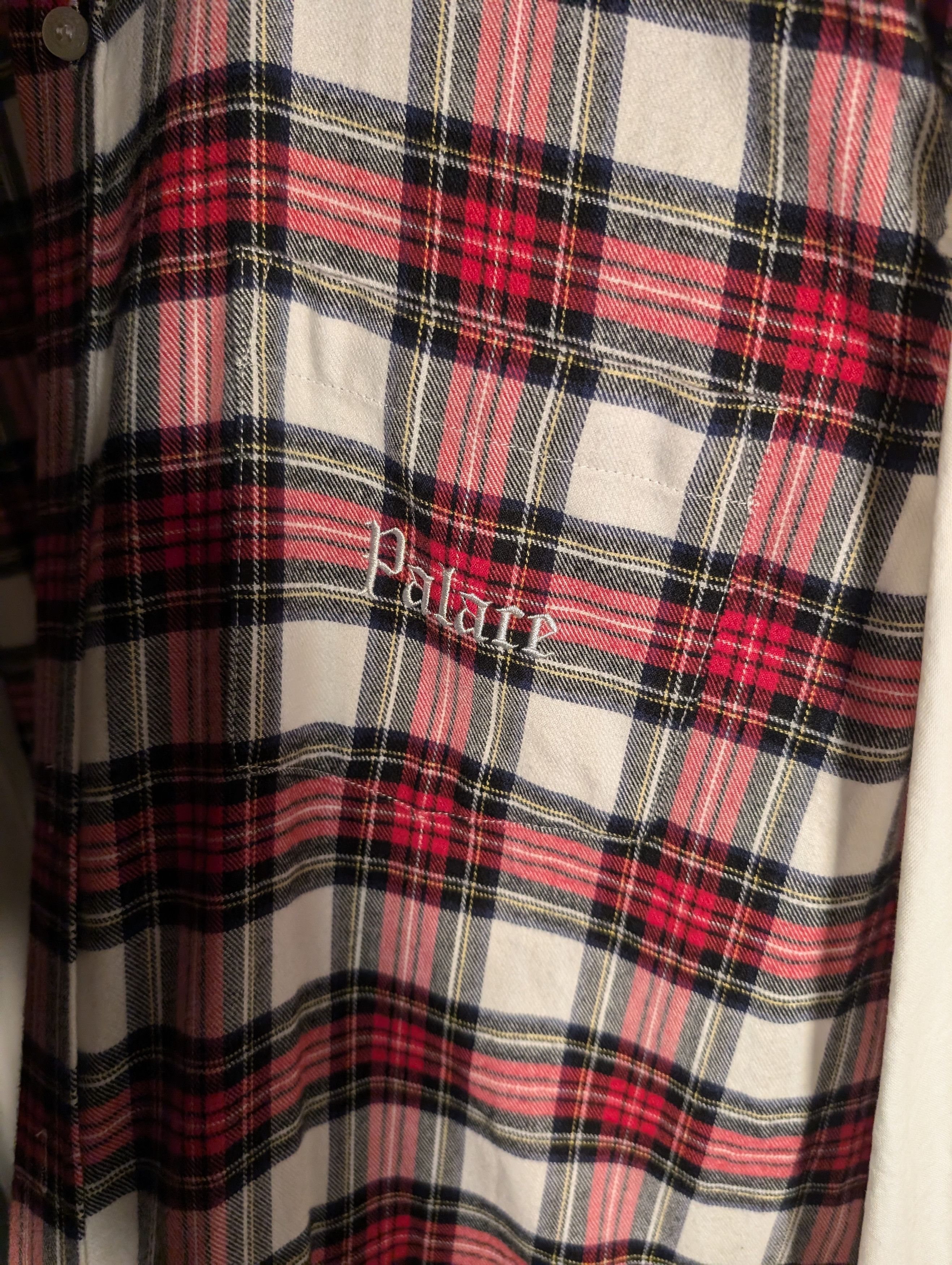 Palace Palace Spring 23 Check Panel Chambray Shirt Size US XL / EU 56 / 4 - 2 Thumbnail