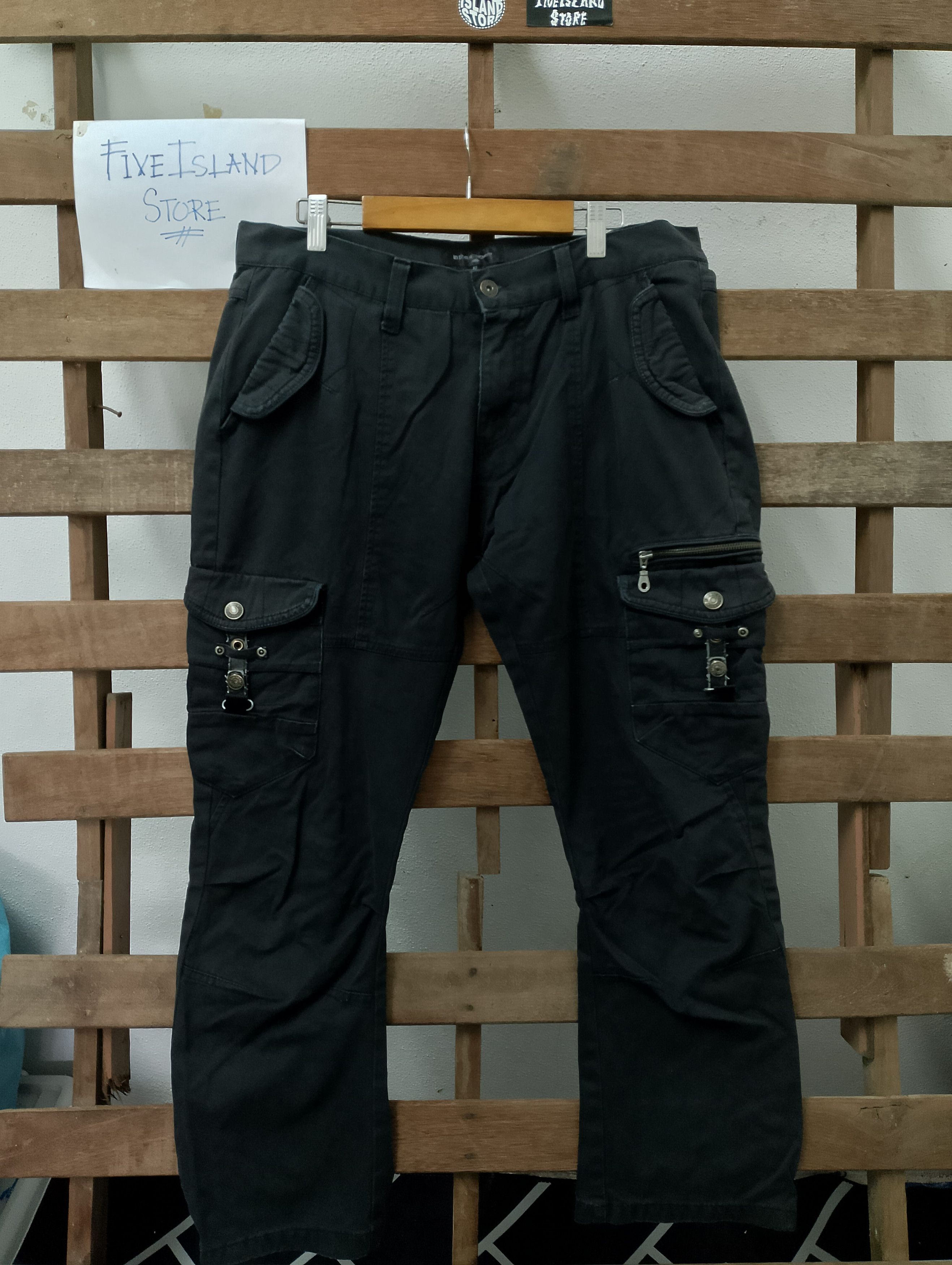 In The Attic × Japanese Brand In The Attic Cargo Pant Punk Bikes Style Size US 34 / EU 50 - 1 Thumbnail