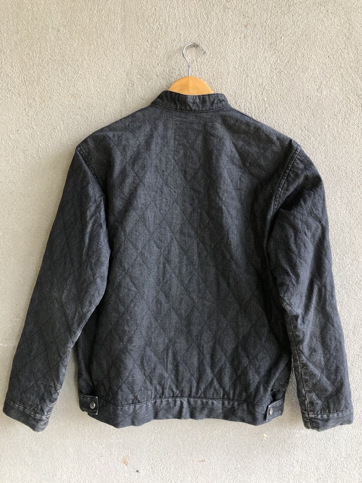 Beams Plus Vintage Beams Denim Quilted zipper Jacket Size US M / EU 48-50 / 2 - 2 Thumbnail