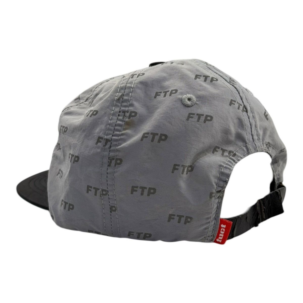 FUCT × Fuck The Population FTP x FUCT Collab 6-Panel Hat Grey Reflective 3M Size ONE SIZE - 4 Thumbnail