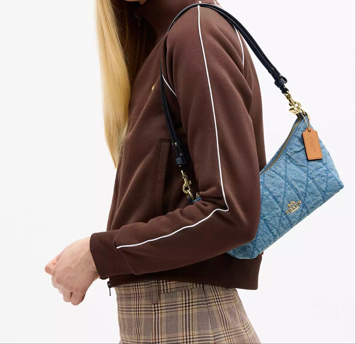 Coach Caitlin Shoulder Bag With Quilting CDZ89 Size ONE SIZE - 6 Thumbnail