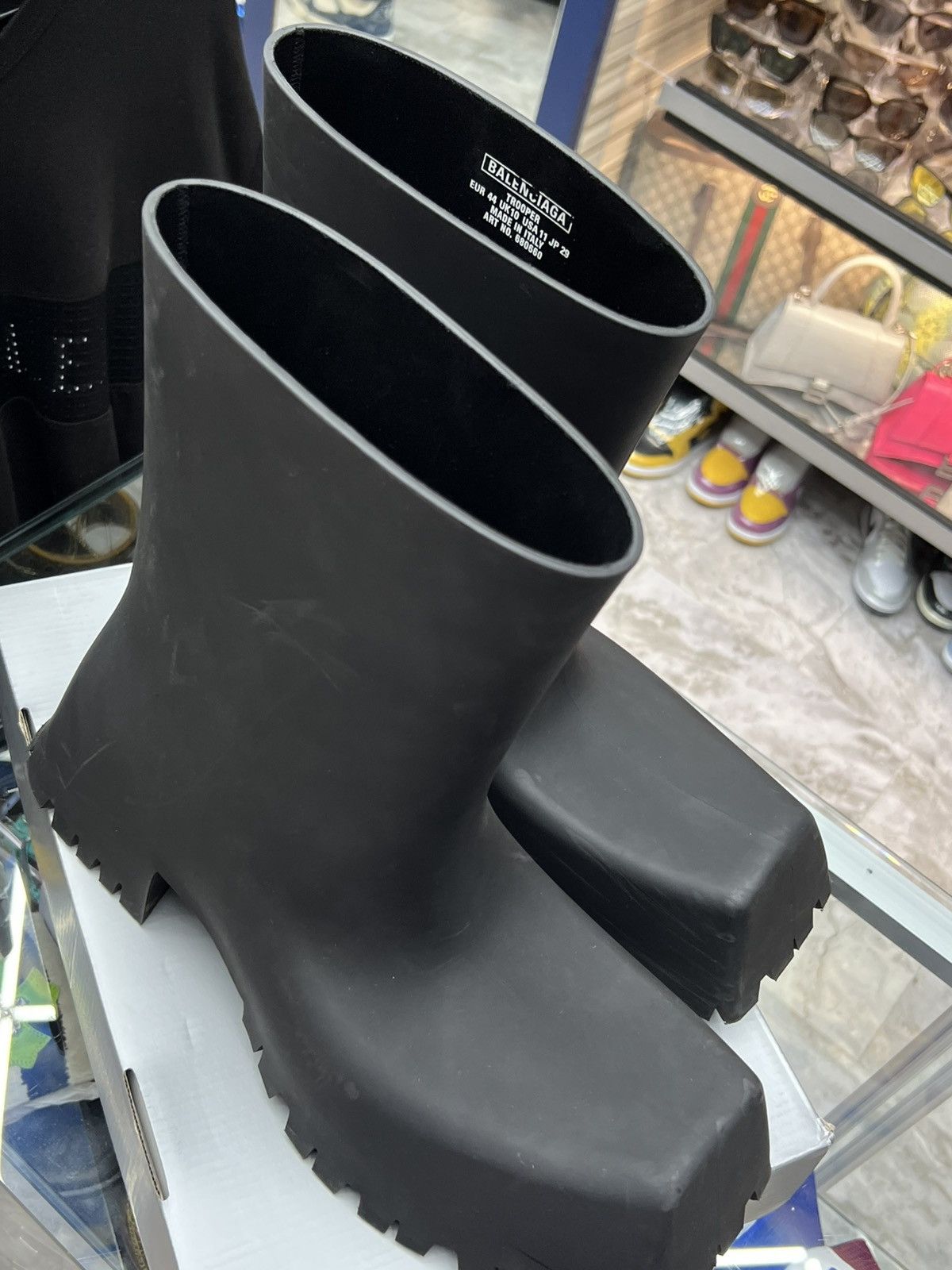 Balenciaga Balenciaga Trooper Rubber Boots Size US 11 / EU 44 - 5 Thumbnail
