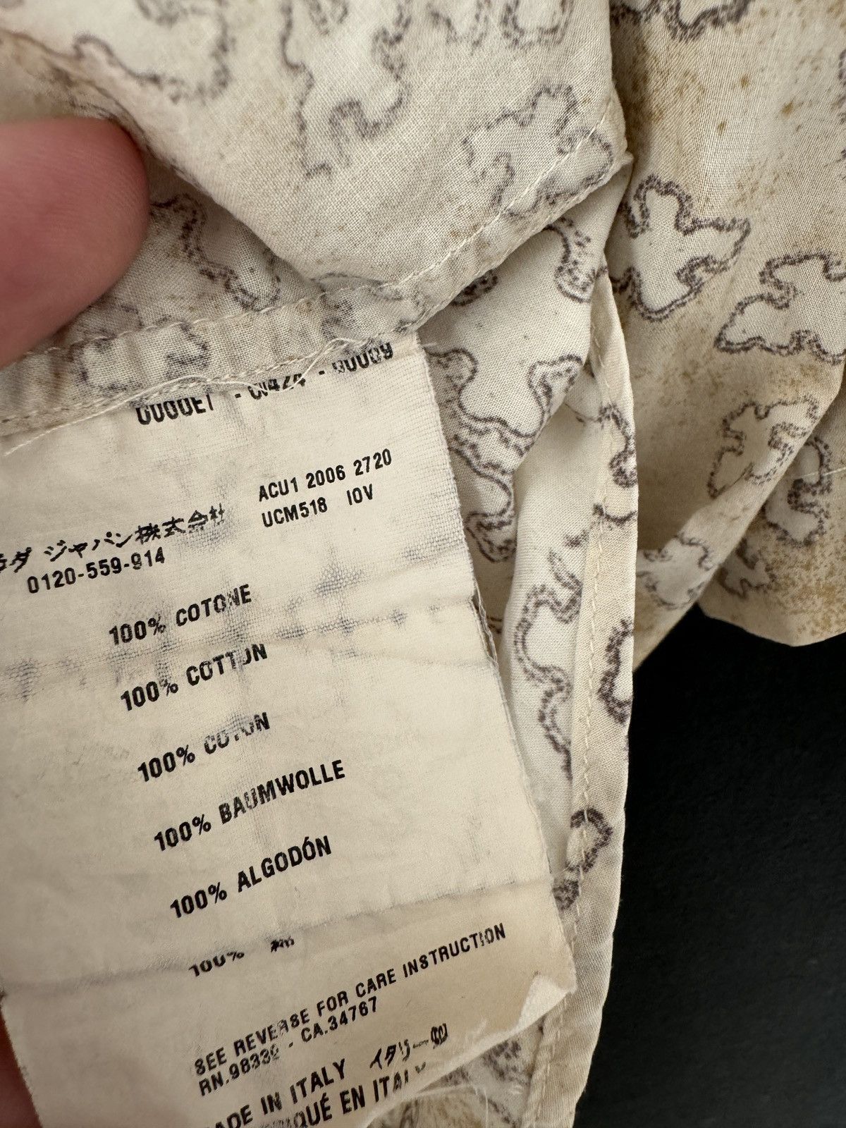 Prada Prada Shirt Size US M / EU 48-50 / 2 - 6 Thumbnail