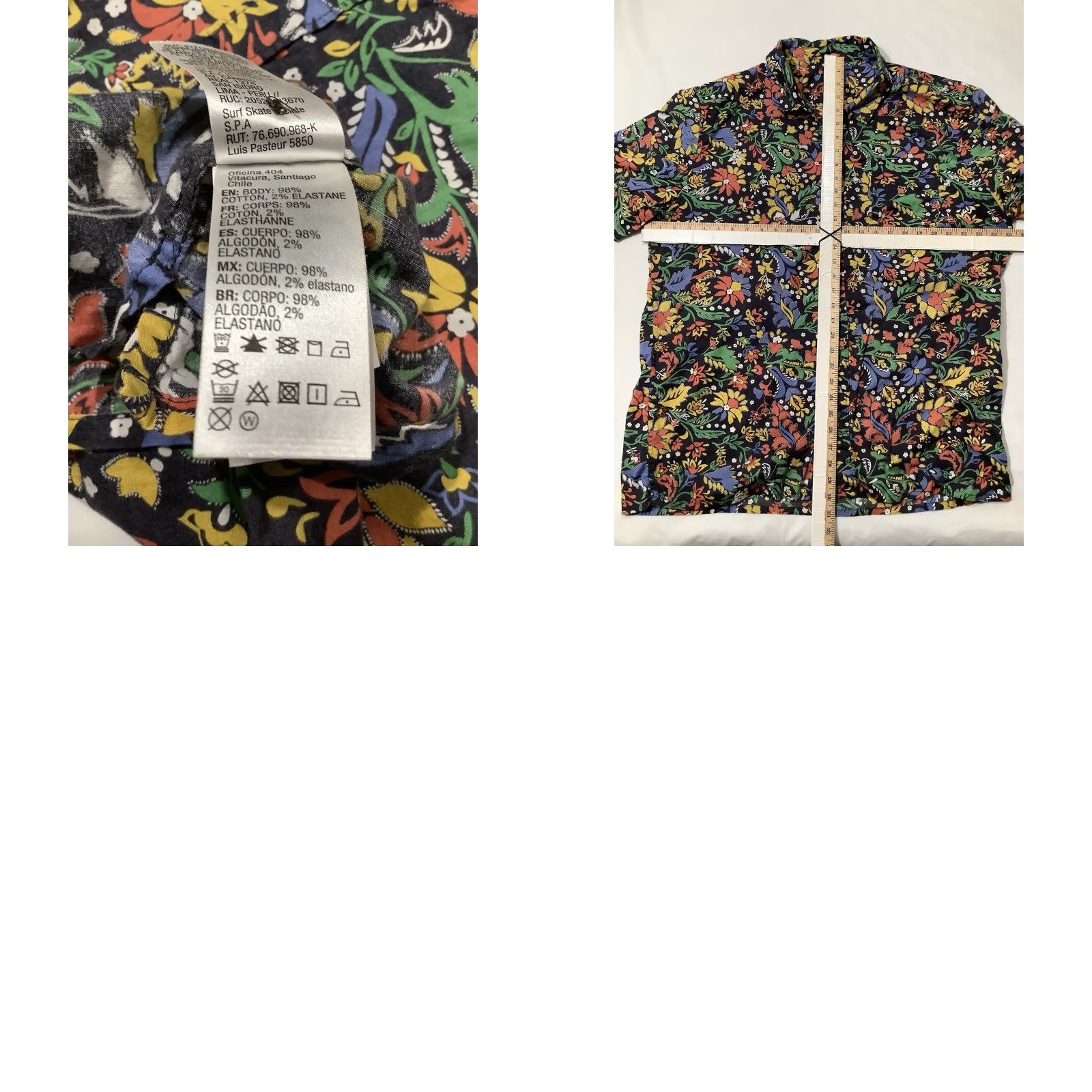 Quiksilver Quiksilver Shirt XXL Mens Floral Hawaiian Regular Fit Button Up Short Sleeve Size US XXL / EU 58 / 5 - 8 Thumbnail