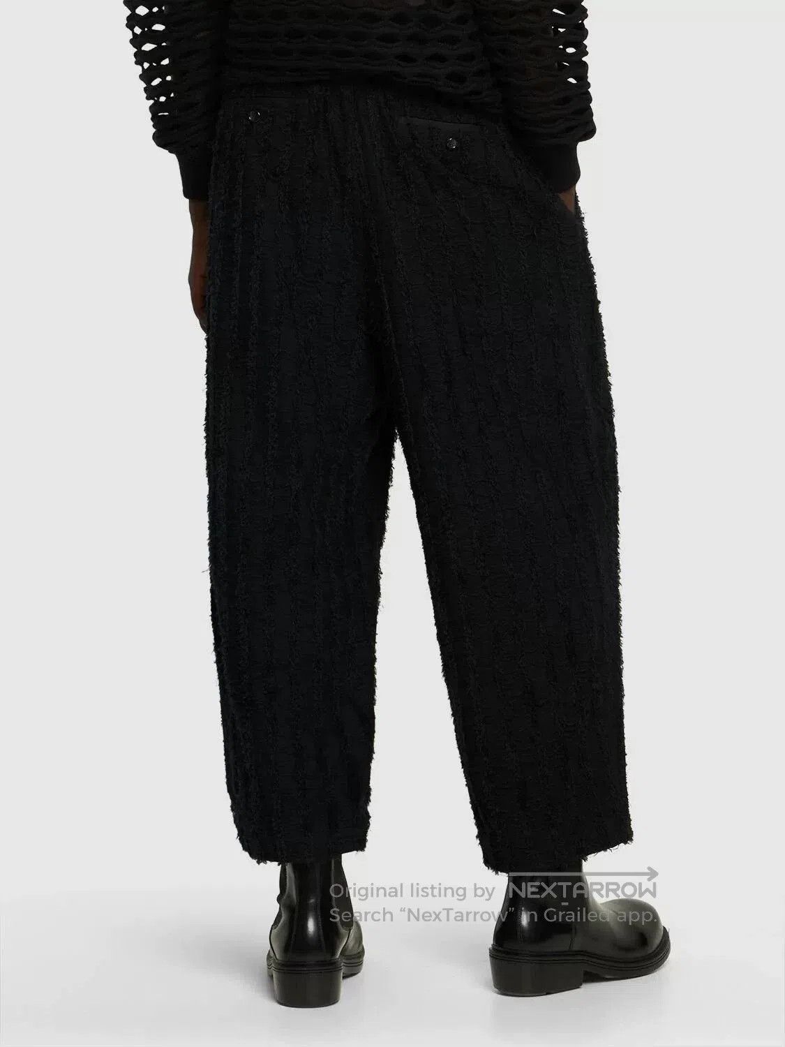 Junya Watanabe junya watanabe wide-leg black pants. Size US 34 / EU 50 - 9 Thumbnail