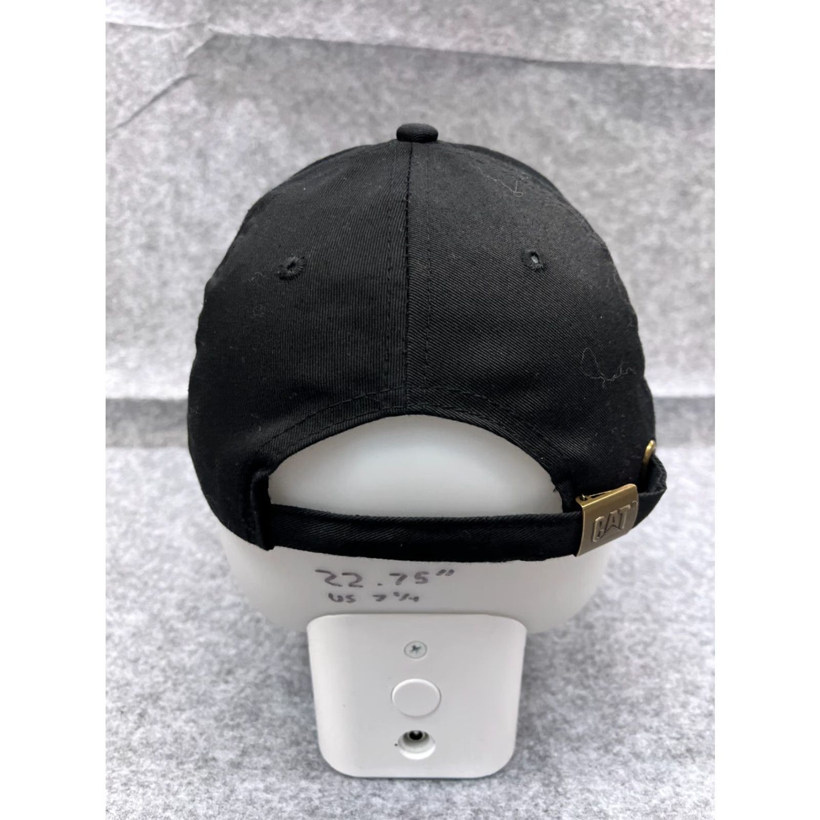 Vintage CAT Hat Cap Strap Back Adult One Size Black Caterpillar Machinery Cotton Poly Hat/Cap Casual Workwear Construction Logo White? Size ONE SIZE - 6 Thumbnail