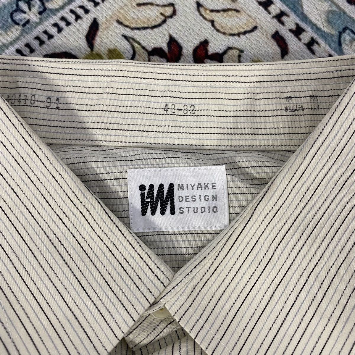 Issey Miyake IM Issey Miyake Design Studio Stripe Long Shirt Size US XL / EU 56 / 4 - 5 Thumbnail