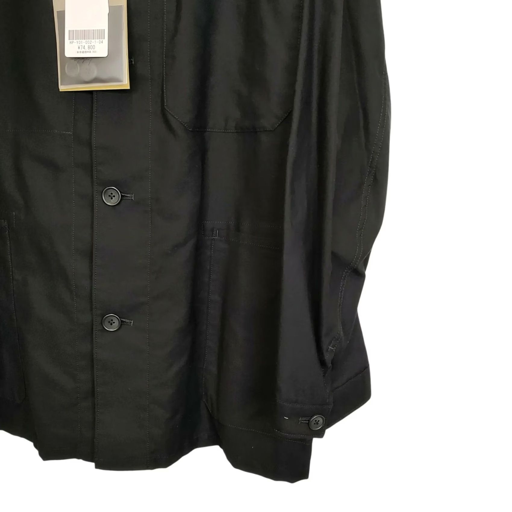 Yohji Yamamoto Yohji Yamamoto Jacket Black Size L Mens Pockets 5pockets Button Casual 25SS New Size US L / EU 52-54 / 3 - 5 Thumbnail