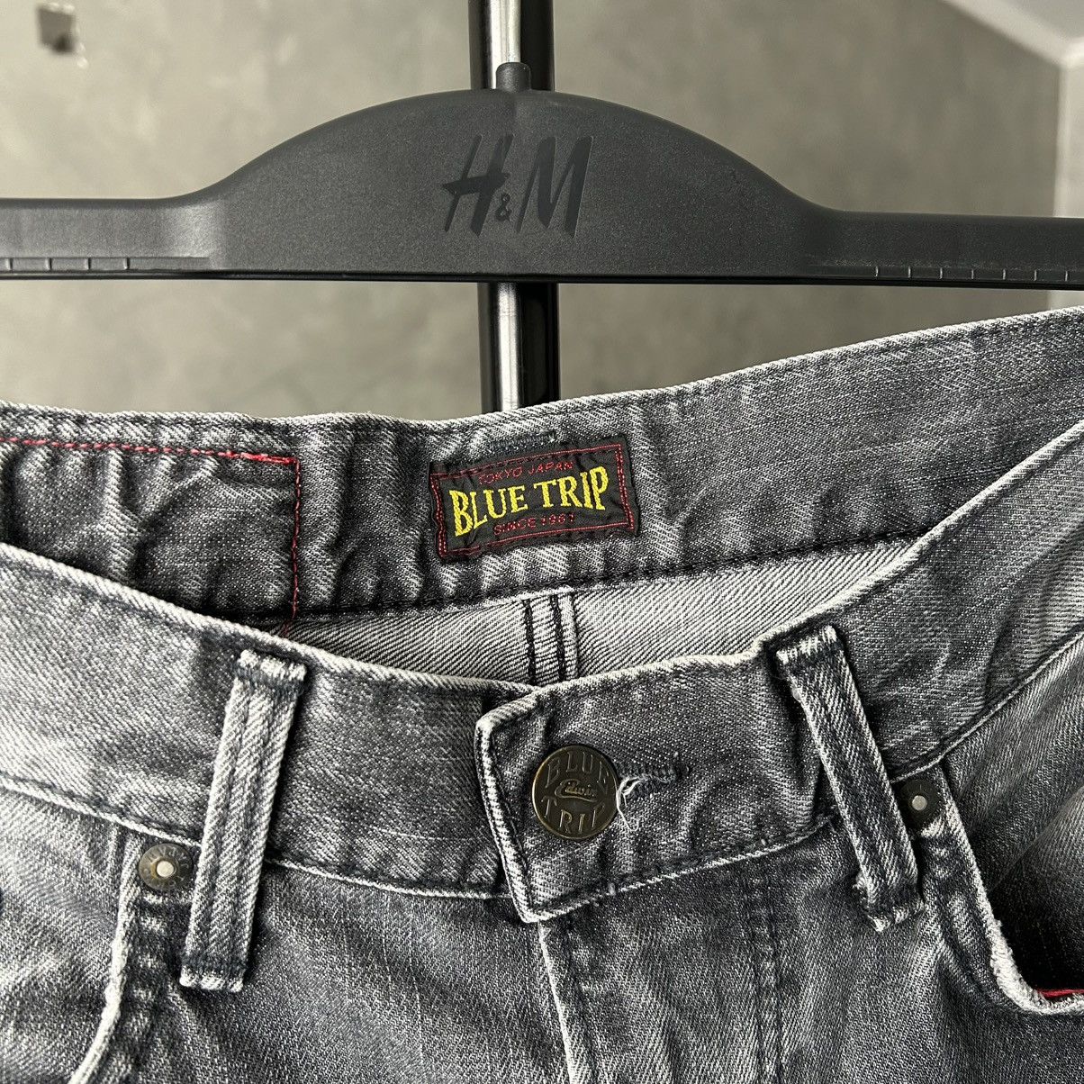 Edwin Vintage Edwin Blue Trip Washed Distressed Jeans Size US 30 / EU 46 - 10 Thumbnail