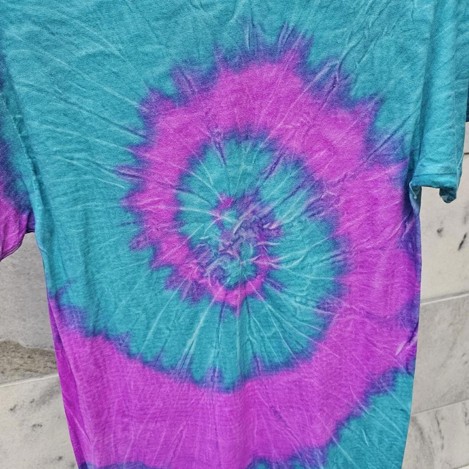 Other Atlantic Beach NC Purple and Blue Tie-Dye T-shirt Size US S / EU 44-46 / 1 - 5 Thumbnail