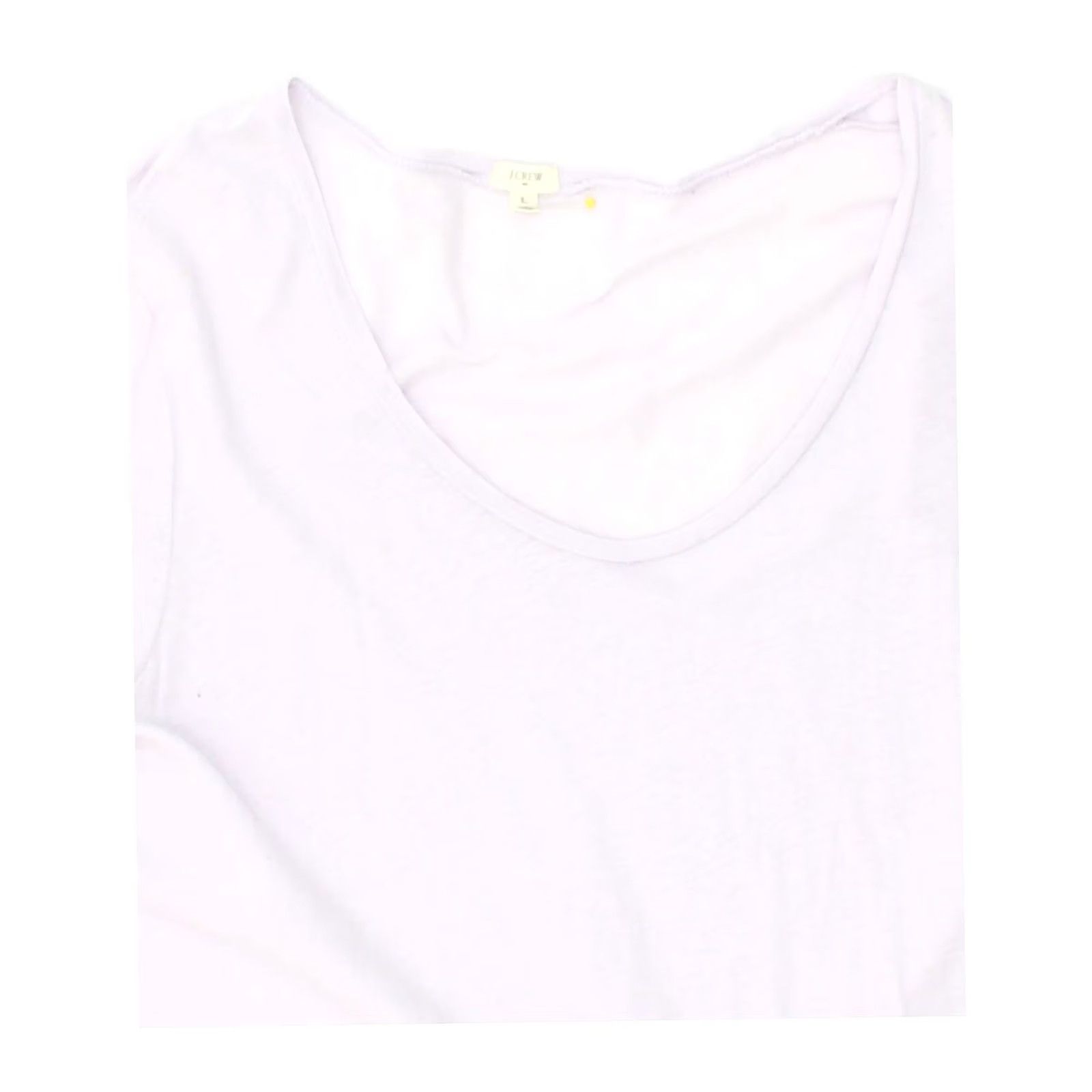 J.Crew J. CREW Womens T-Shirt Top Large Purple Cotton Size L / US 10 / IT 46 - 3 Thumbnail