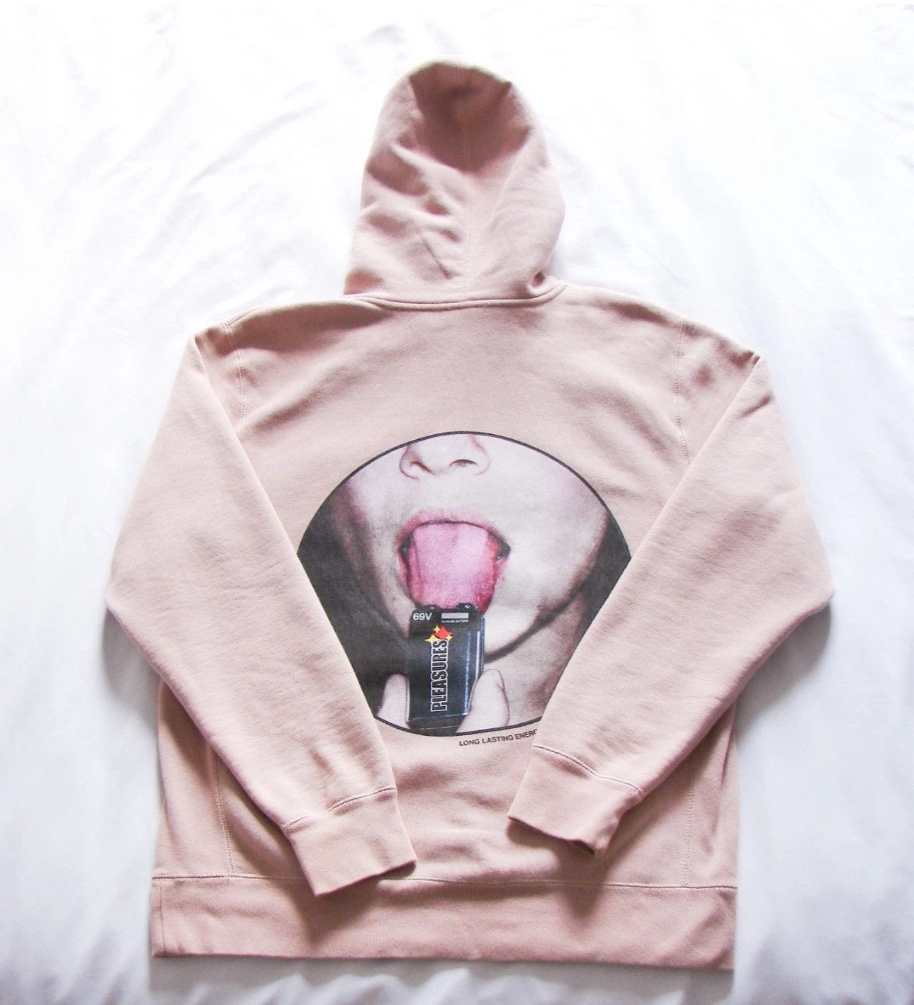 Pleasures PLEASURES Pastel Pink 69V Battery Skate Hoodie Sweater Size US M / EU 48-50 / 2 - 1 Thumbnail