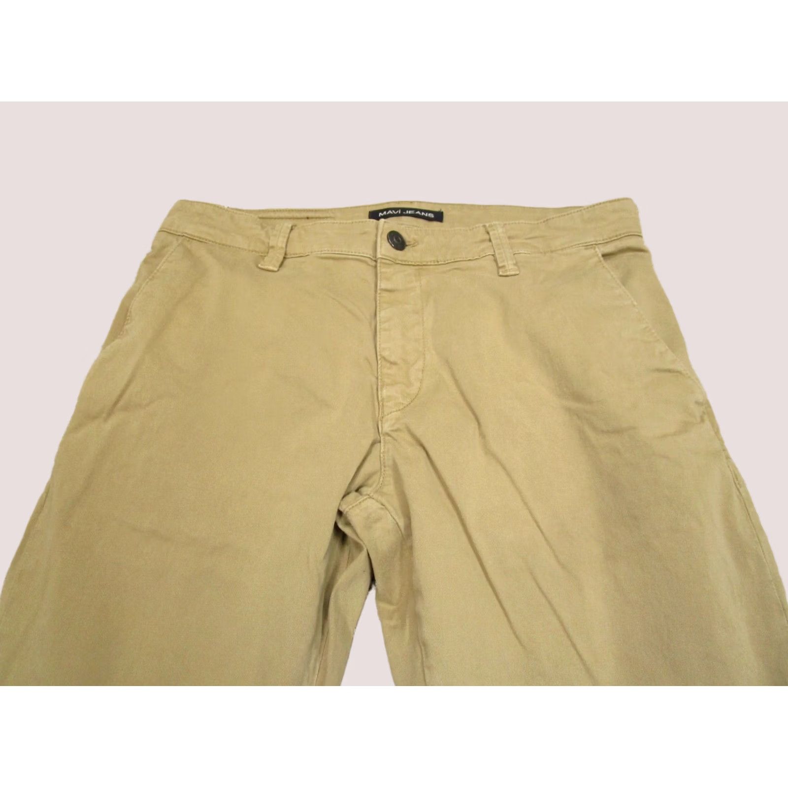 Vintage Mavi Jeans Men Jeans 32x32 Slim Straight Light Wash Brown Tan Logo Preppy Slim Fit 5-Pocket Denim Pants Mens Size US 32 / EU 48 - 1 Thumbnail