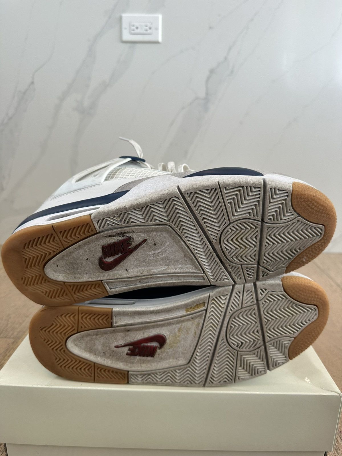 Nike SB Jordan 4 Retro SB Navy Size US 13 / EU 46 - 6 Thumbnail