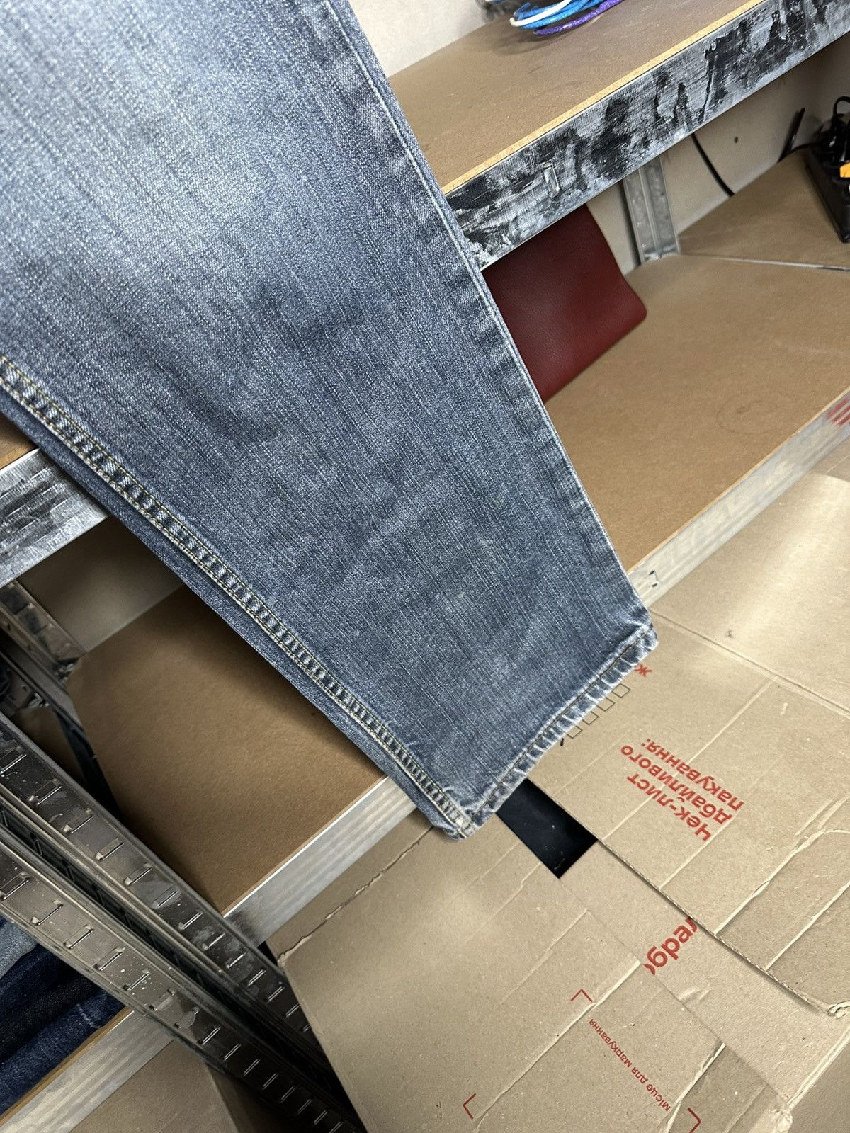 Levi's Levi's 506 Straight Jeans W36 L34 Denim Faded Pants Size US 36 / EU 52 - 3 Thumbnail