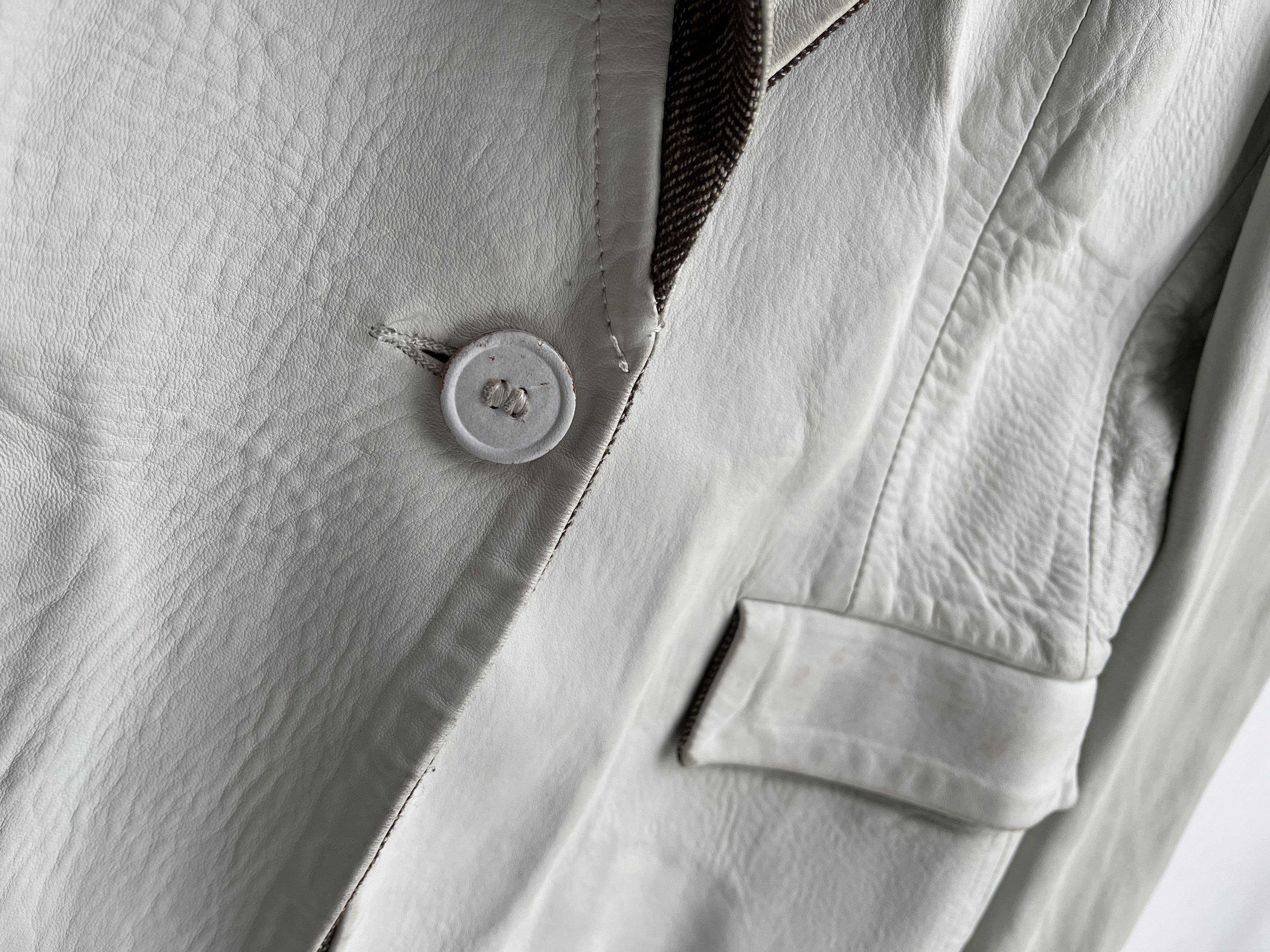 Isaac Sellam Experience Isaac Sellam Leather Blazer Size M / US 6-8 / IT 42-44 - 6 Thumbnail