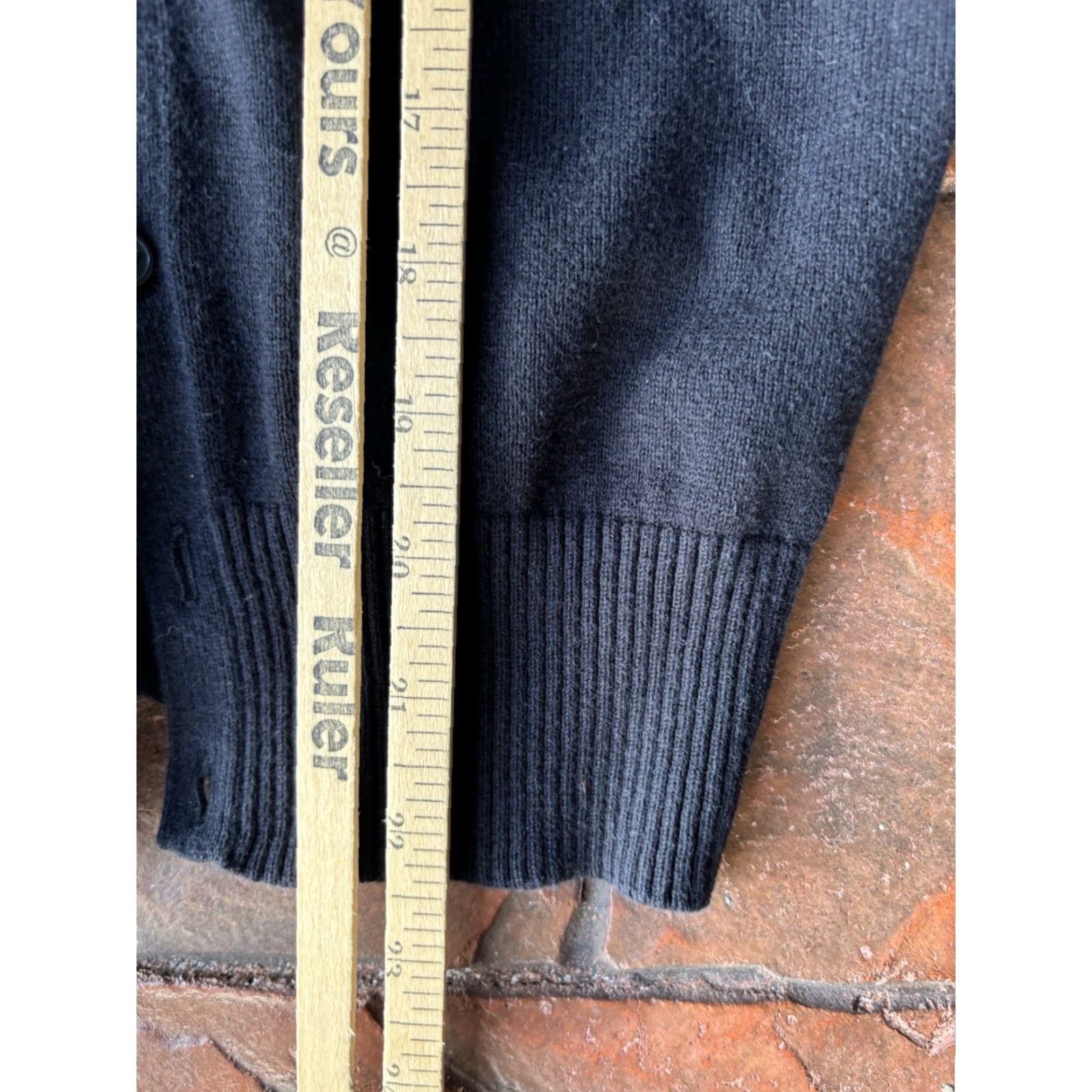 Vintage VINTAGE Rodeocrowns Cardigan Sweater Women M Black Knits V-Neck Long Sleeve Top Depot Designer Classic 90s Size M / US 6-8 / IT 42-44 - 6 Thumbnail
