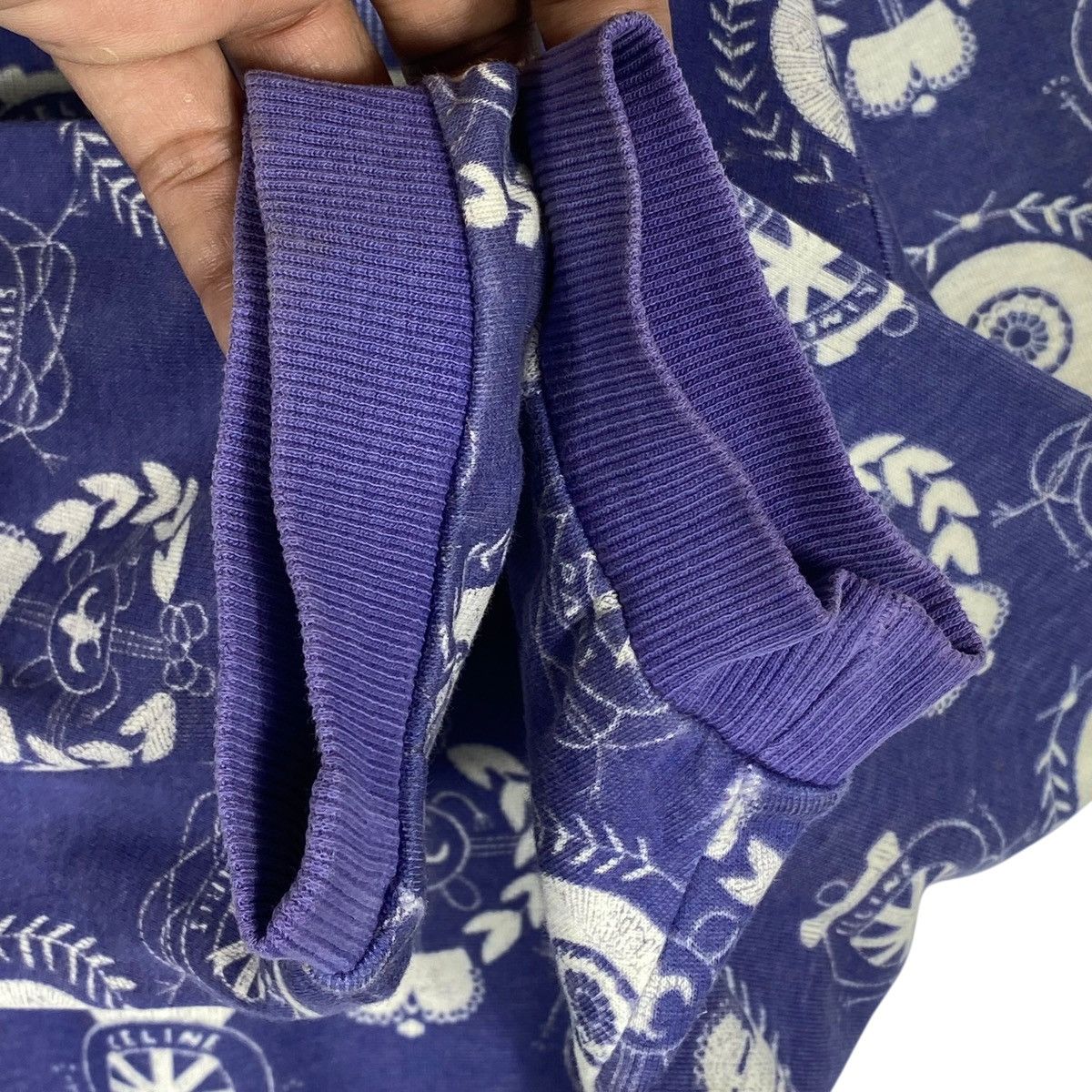 Celine Vintage 90s Celine Sweatshirt All Over Print Made In Japan Size L / US 10 / IT 46 - 7 Thumbnail