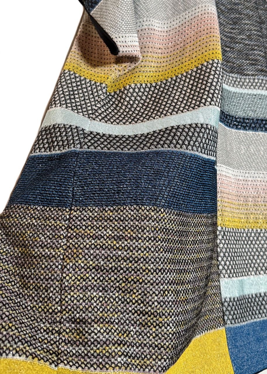 Missoni Missoni Multicolour Striped Open Front Short Sleeves Sweater Size M / US 6-8 / IT 42-44 - 4 Thumbnail