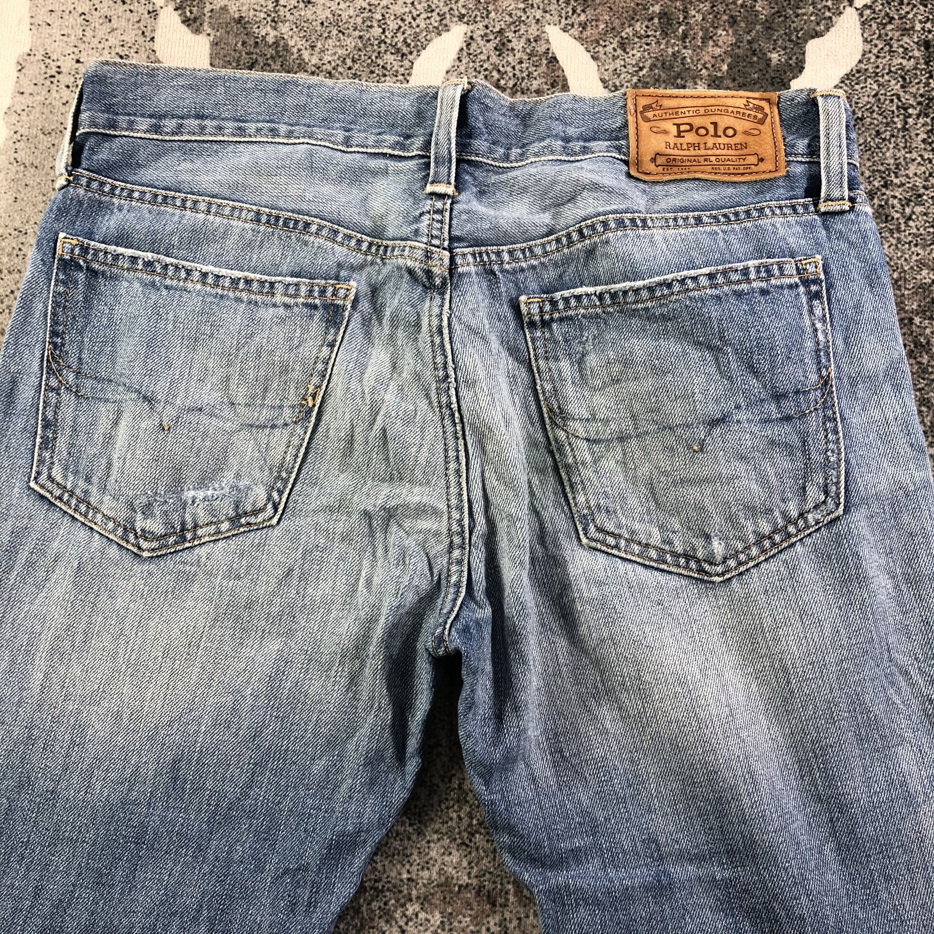 Polo Ralph Lauren Polo Ralph Lauren Jeans Distressed Denim KJ2088 Size US 32 / EU 48 - 4 Thumbnail