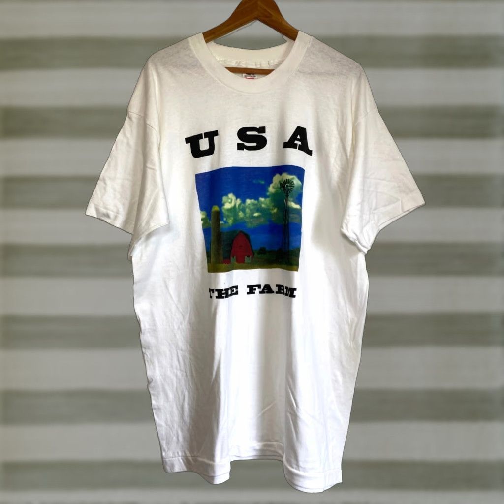 Fruit Of The Loom VINTAGE Fruit of the Loom T-Shirt USA 90s Monuments of America Unisex Adults XL White NSOS 1990s Graphic Print Size US XL / EU 56 / 4 - 1 Thumbnail