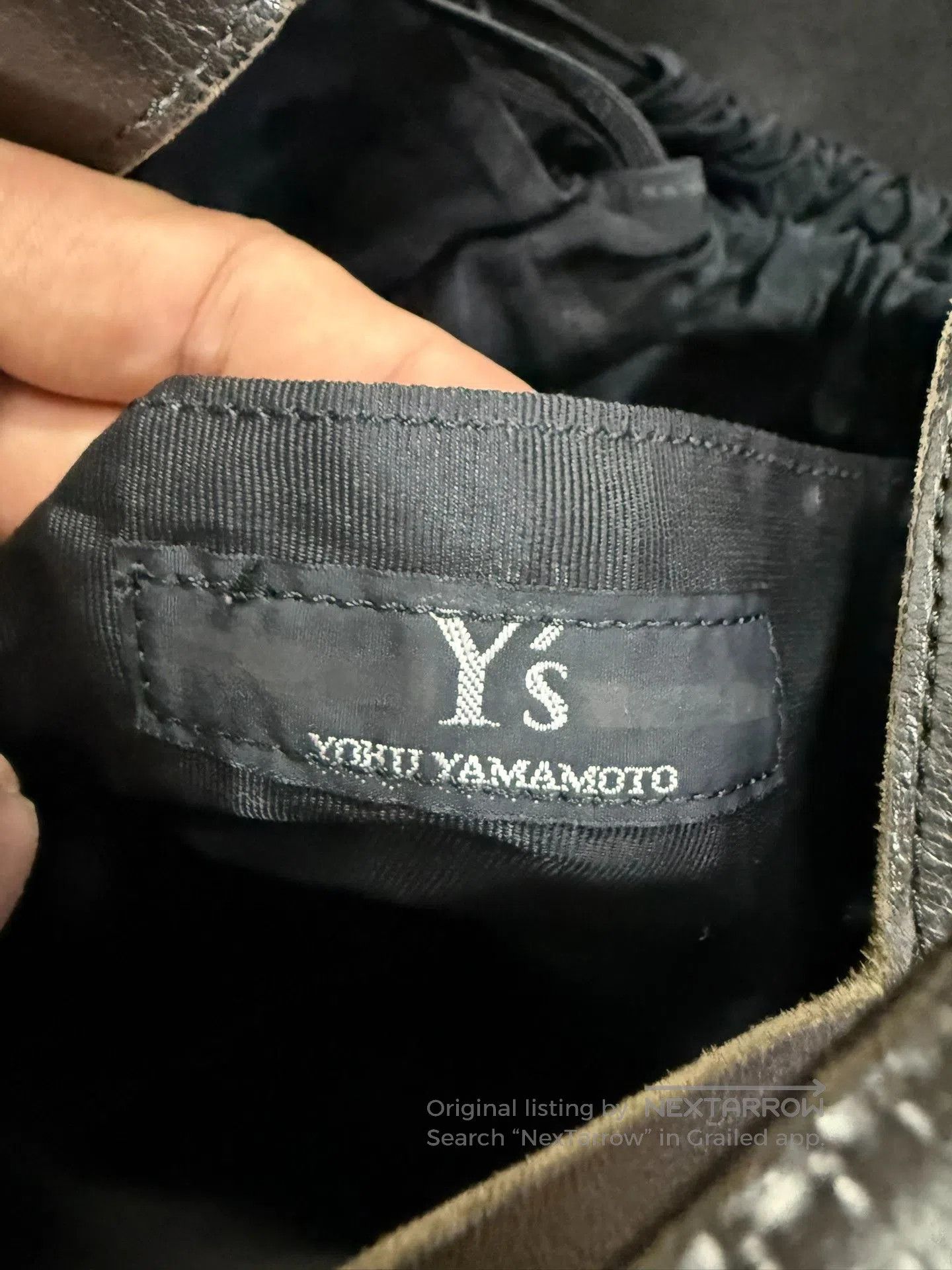 Y's Yohji Yamamoto Y's Leather Handbag. Size ONE SIZE - 8 Thumbnail