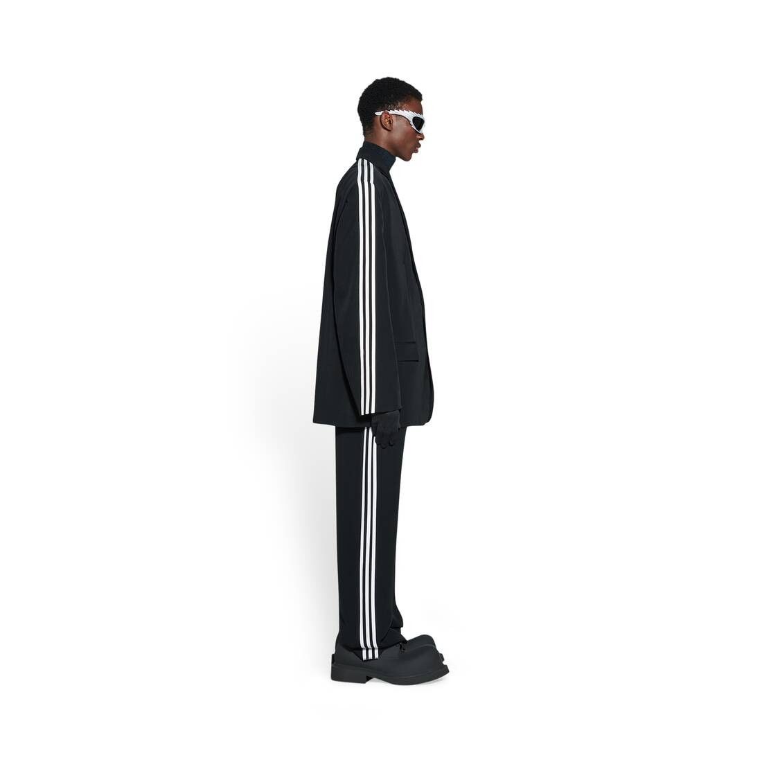 Adidas × Balenciaga o1w1db10824 Oversized Jacket in Black/White Size US XS / EU 42 / 0 - 3 Thumbnail