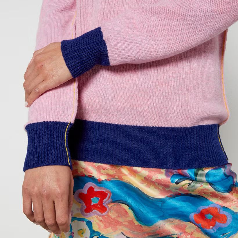 Marni o1srvl11e0624 Crewneck in Pink Size XXS / US 00 / IT 34 - 3 Thumbnail