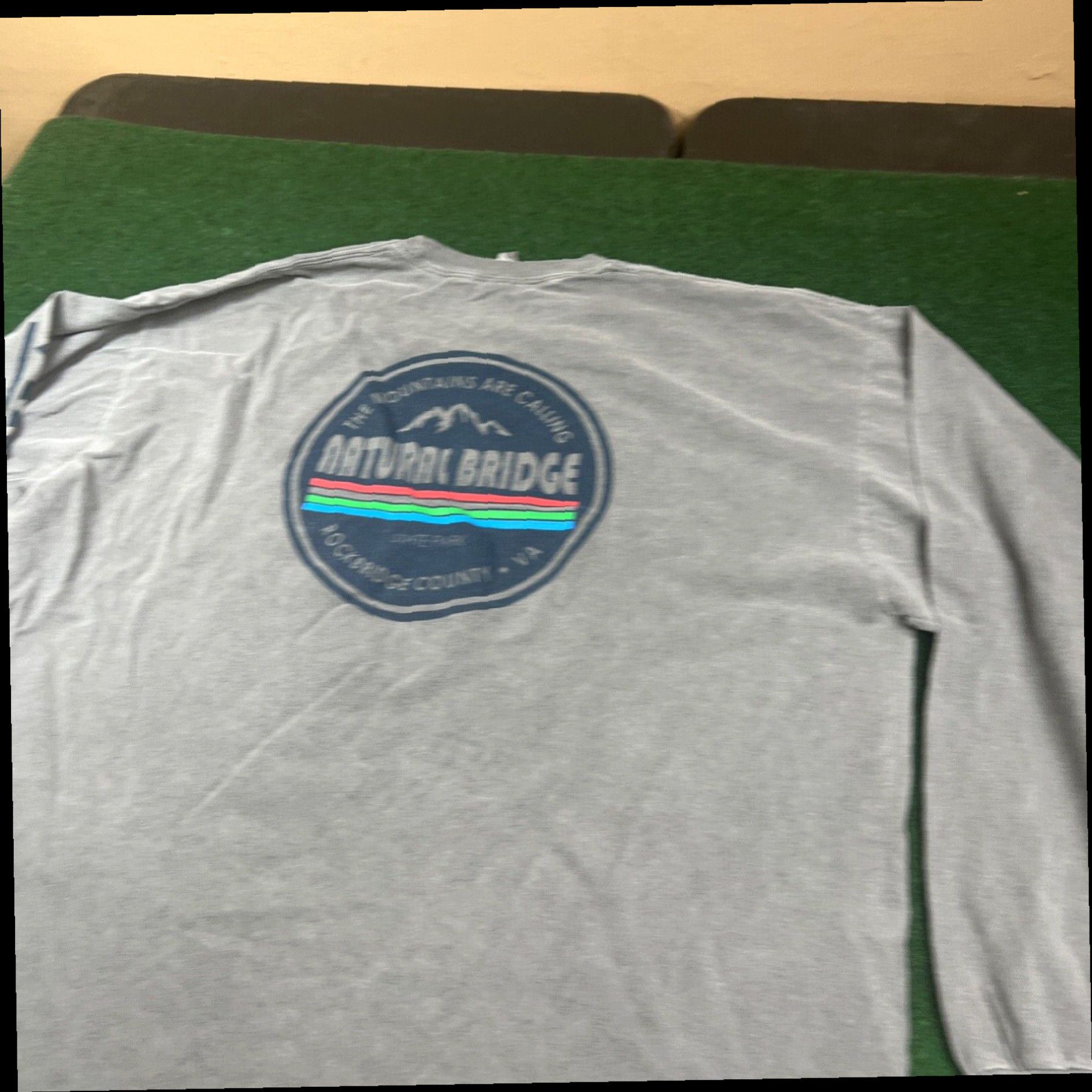 Vintage Vintage Natural Bridge Virginia State Park T-Shirt Adult Size 2XL Long Sleeve Size US XL / EU 56 / 4 - 4 Thumbnail