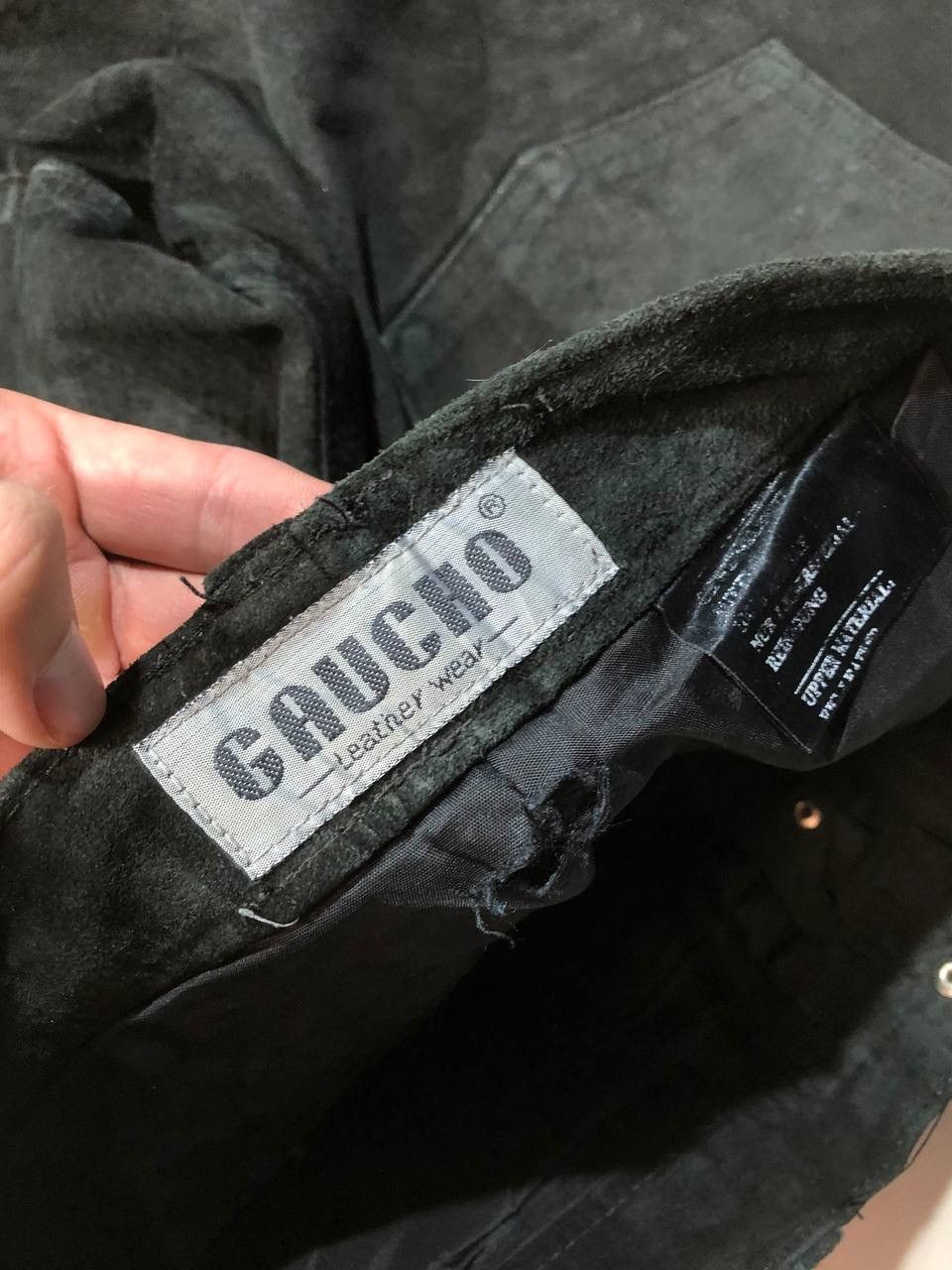 Vintage Gaucho Leather Moto Biker Pants Vintage Size US 30 / EU 46 - 9 Thumbnail