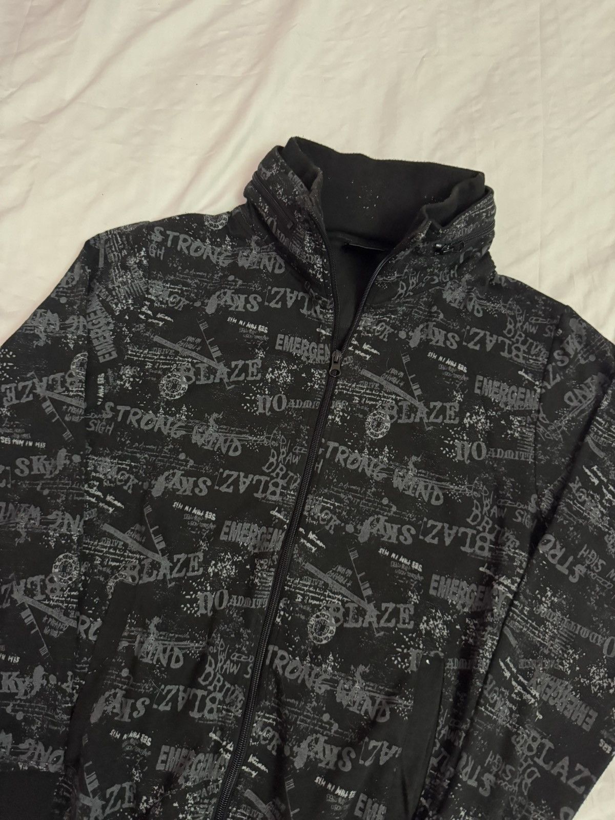 14th Addiction × If Six Was Nine × KMRii Japanese Over Crazy Poems Grunge Punk Hoodie Size US L / EU 52-54 / 3 - 3 Thumbnail