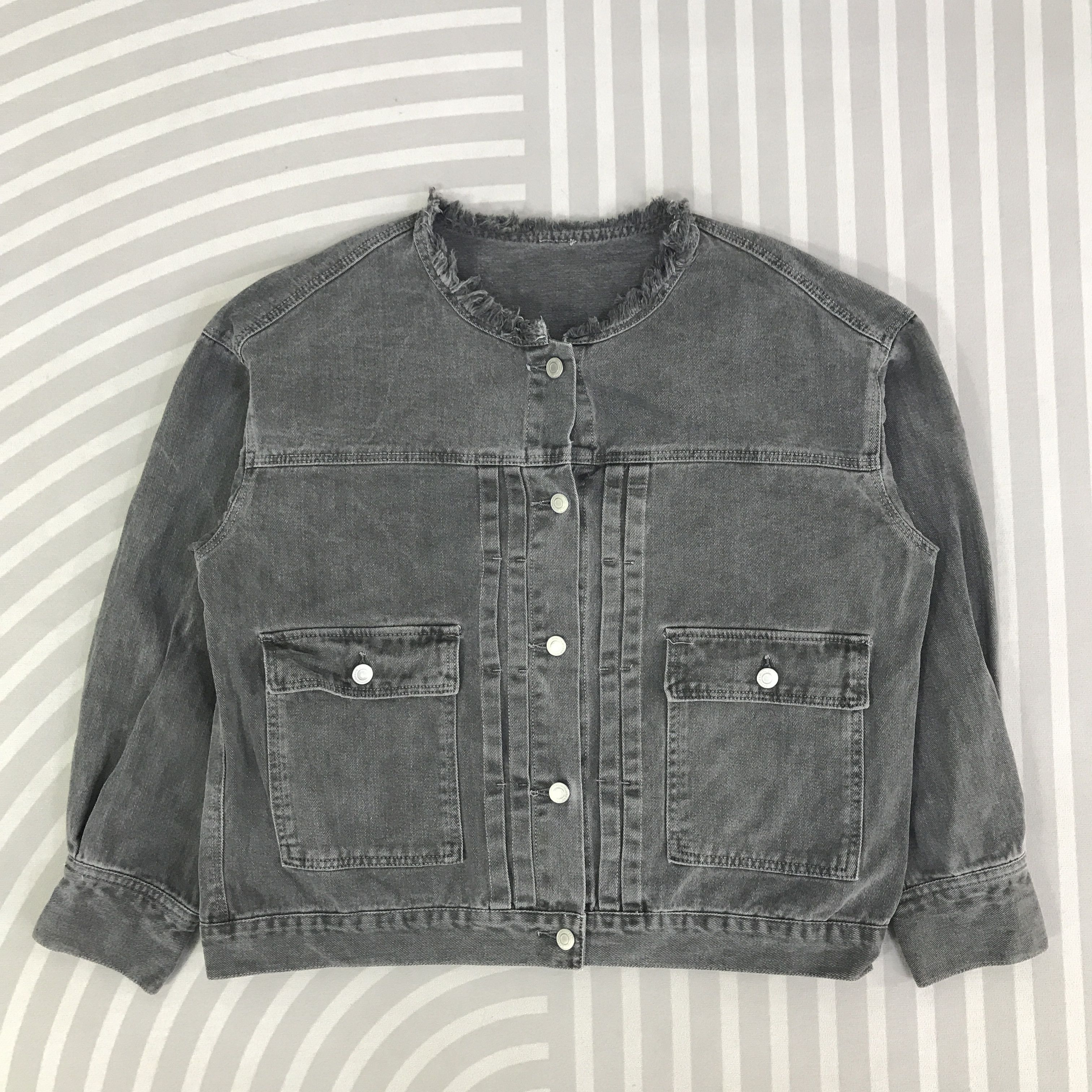 Japanese Brand Black Faded Richie Glamour Denim Type 2 Jacket K96B17 Size US M / EU 48-50 / 2 - 1 Thumbnail