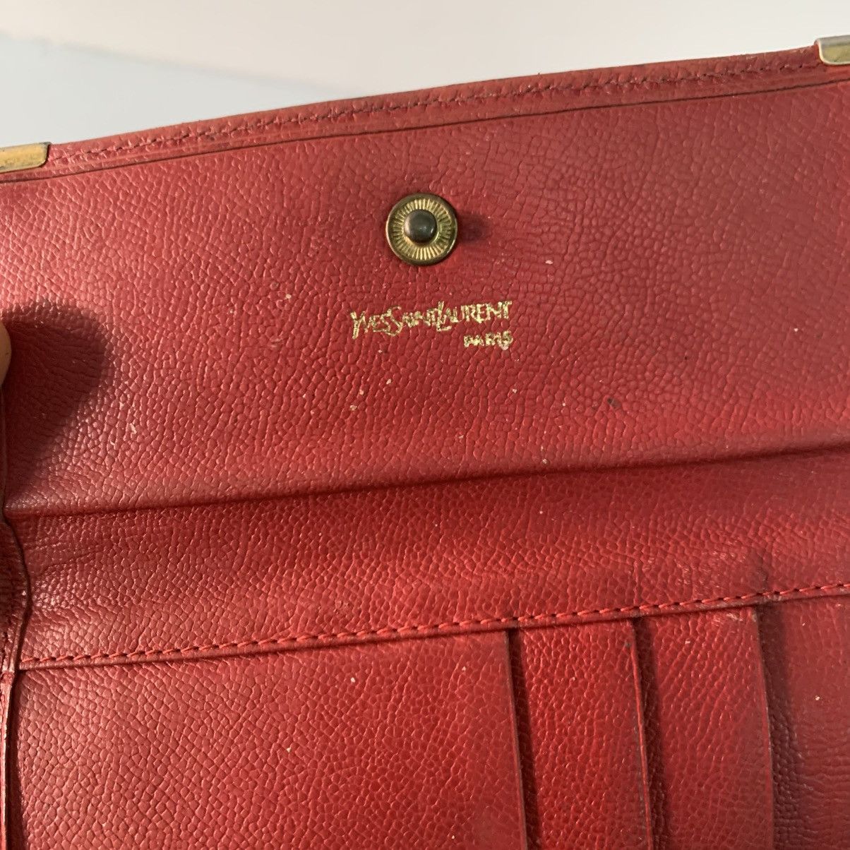 Yves Saint Laurent Yves Saint Laurent Leather Wallet Size ONE SIZE - 8 Thumbnail