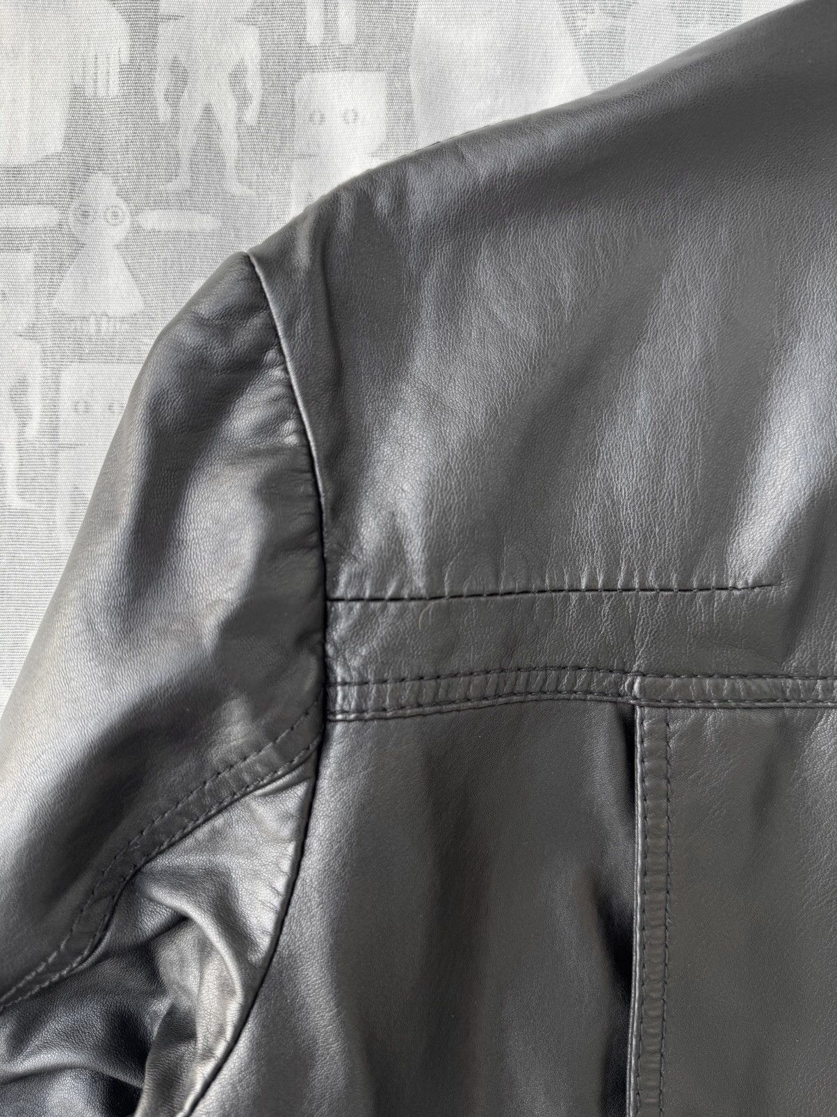 Dior Dior Homme SS06 4 Pocket Zipper Collar Leather Bomber Jacket Size US M / EU 48-50 / 2 - 8 Thumbnail