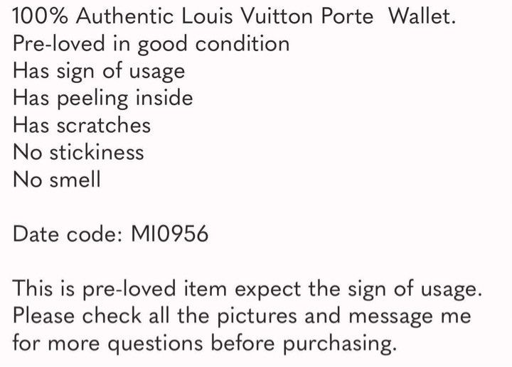 Louis Vuitton Authentic Louis Vuitton Blue Wallet Size ONE SIZE - 9 Thumbnail