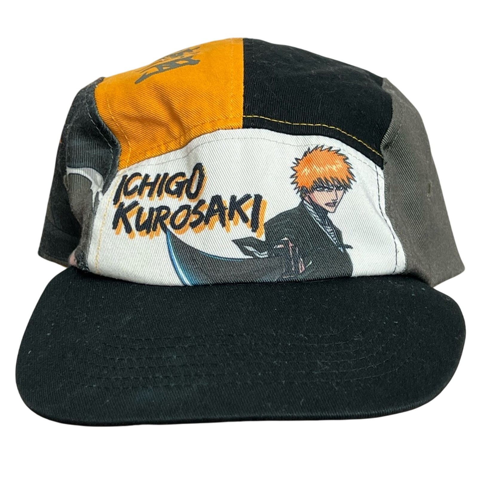 Bleach ICHIGO KUROSAKI FIVE PANEL HAT Bleach Manga Anime kanji RARE Size ONE SIZE - 1 Thumbnail