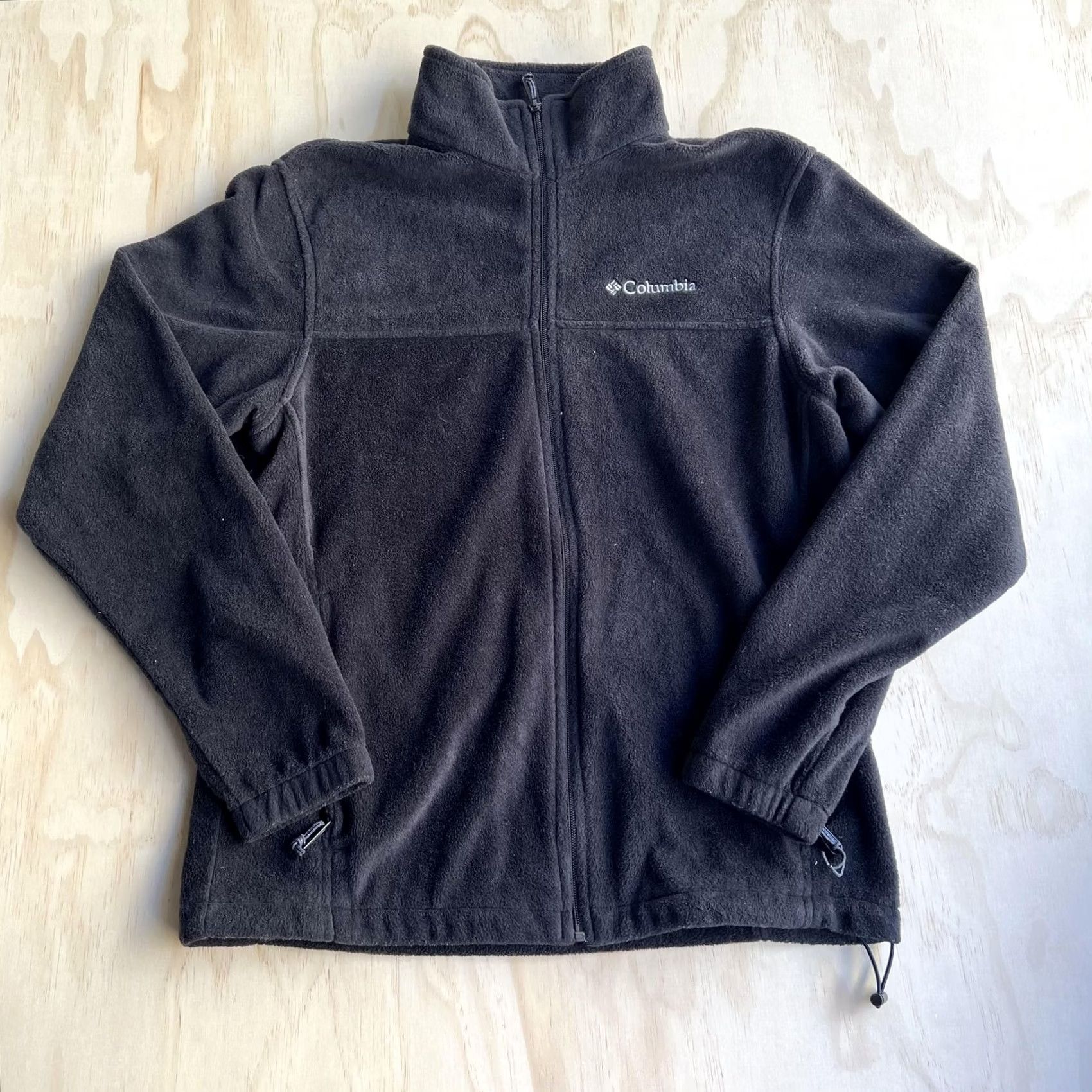 Vintage Columbia Jacket Mens M Black Fleece Full Zip Stand Collar Outdoor Hiking Size US M / EU 48-50 / 2 - 2 Thumbnail
