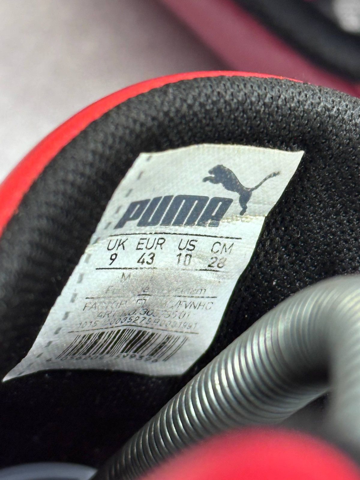Japanese Brand Vintage Puma Speed Cat leather Shoes Size US 9 / IT 39 - 7 Thumbnail