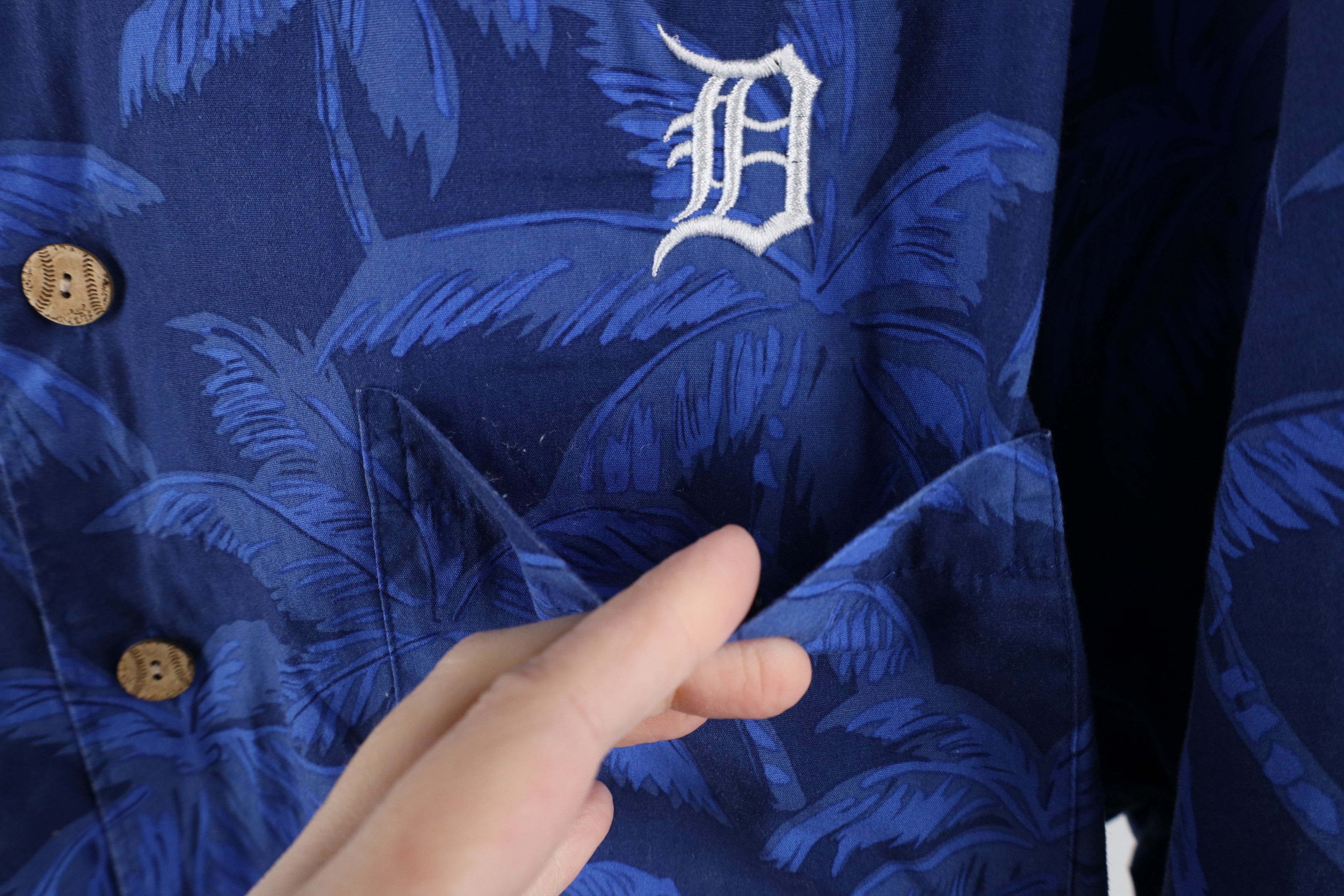 Reyn Spooner × Vintage Vintage 90s Reyn Spooner Baseball Hawaiian Button Shirt Size US XL / EU 56 / 4 - 5 Thumbnail