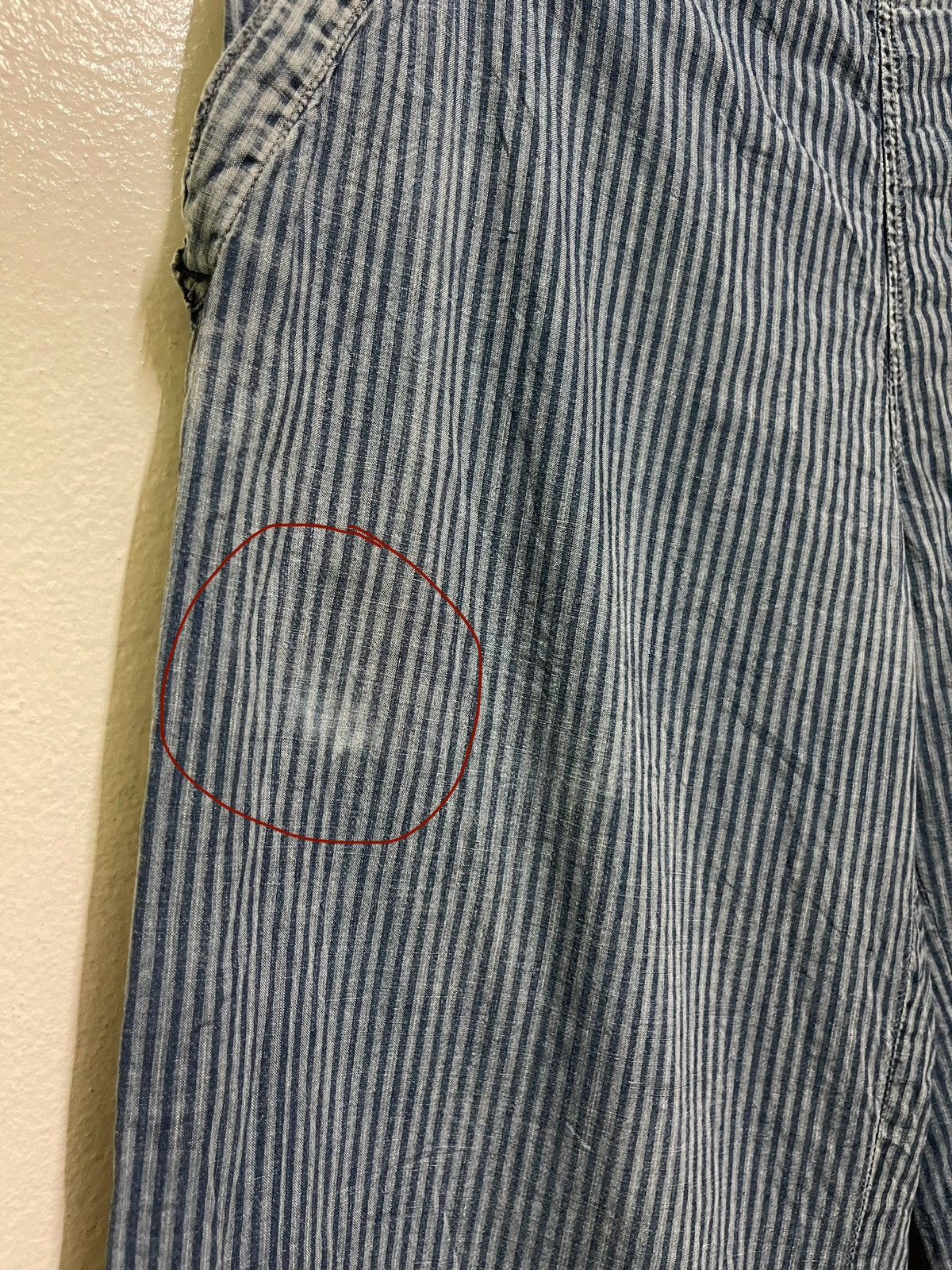 45rpm × Japanese Brand 45RPM Striped Navy Pants Japan Size 30" / US 8 / IT 44 - 3 Thumbnail