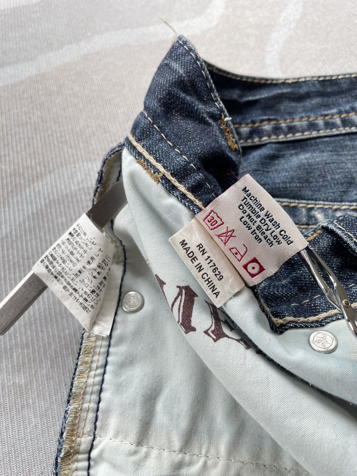 Mek Denim Mek Denim Embroided Jeans Size US 32 / EU 48 - 15 Thumbnail