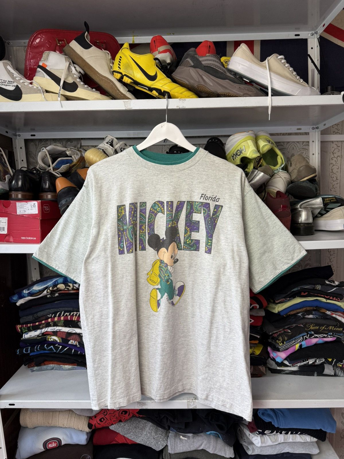 Mickey Mouse Vintage Mickey Mouse Florida T-Shirt 90s Rare Size US XL / EU 56 / 4 - 1 Thumbnail