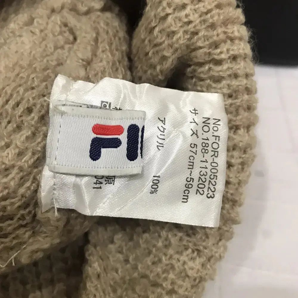 Fila × Vintage Fila Plain Beanie Hat Size ONE SIZE - 5 Thumbnail